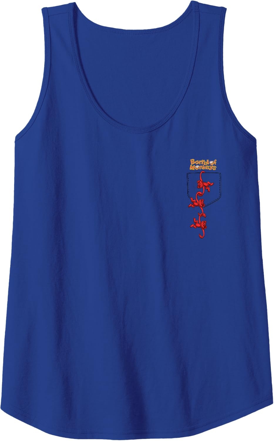 image:imageFaux Pocket Tank TopRoyal Blue