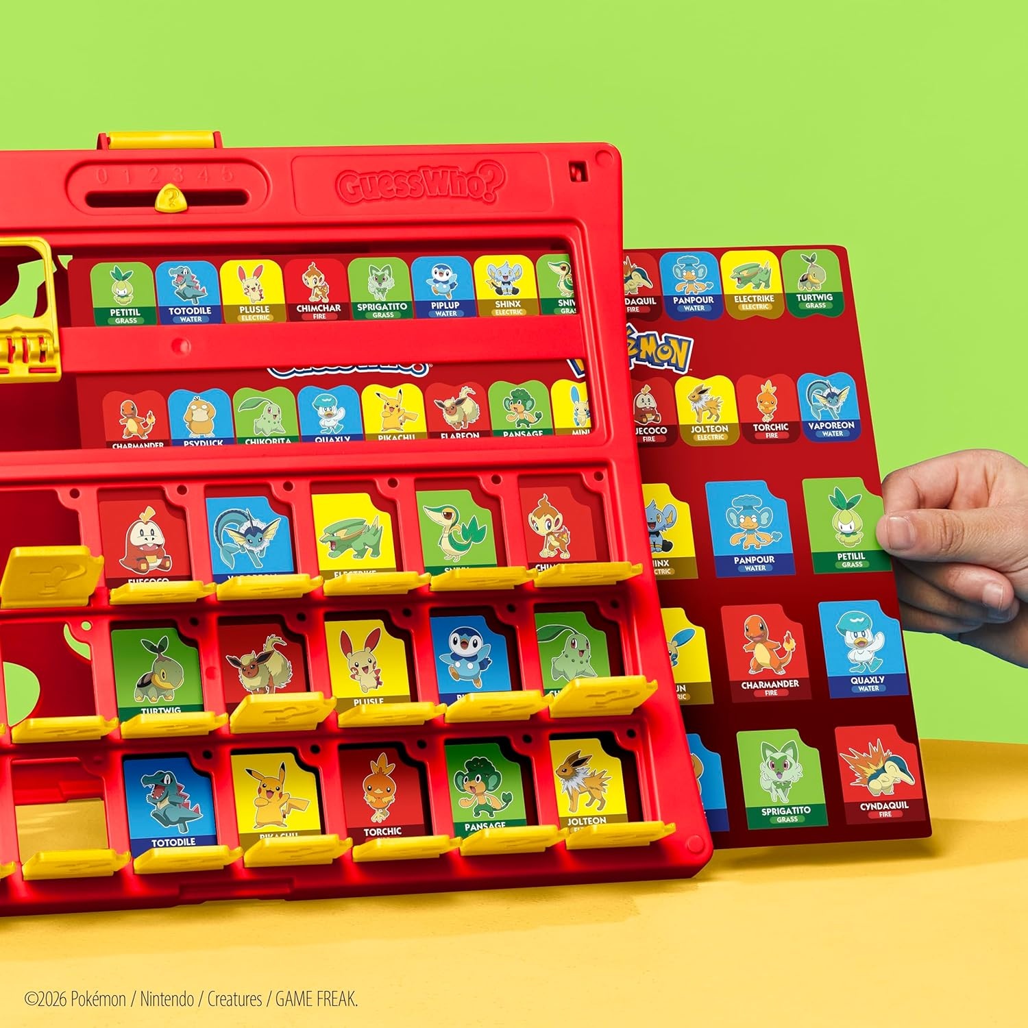 image:imageGuess Who Pokmon Edition Game 48 Pokmon Fun Kids Board Games for Families 2 Players 15 Mins Travel Friendly Ages 6