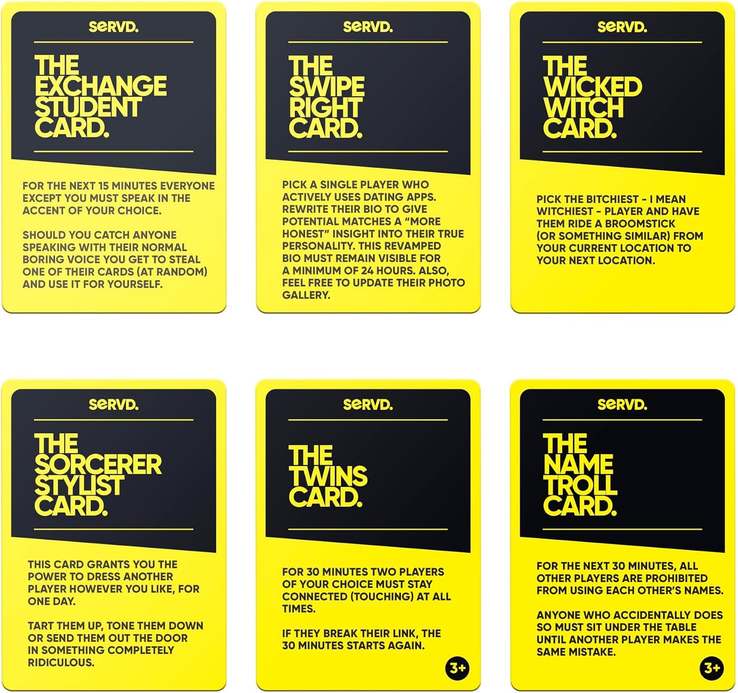 image:imageHasbro Games SERVD Couples Game Hilarious RealLife Card Game for Partners Funny Gifts for Anniversary Date Nights Valentines Day 2 Players Ages 17Friends