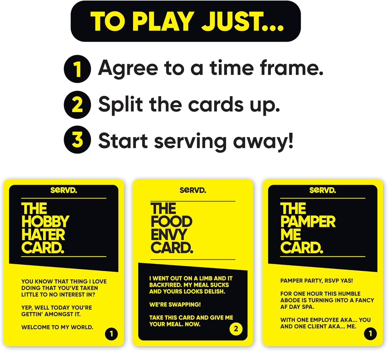 image:imageHasbro Games SERVD Couples Game Hilarious RealLife Card Game for Partners Funny Gifts for Anniversary Date Nights Valentines Day 2 Players Ages 17Couples
