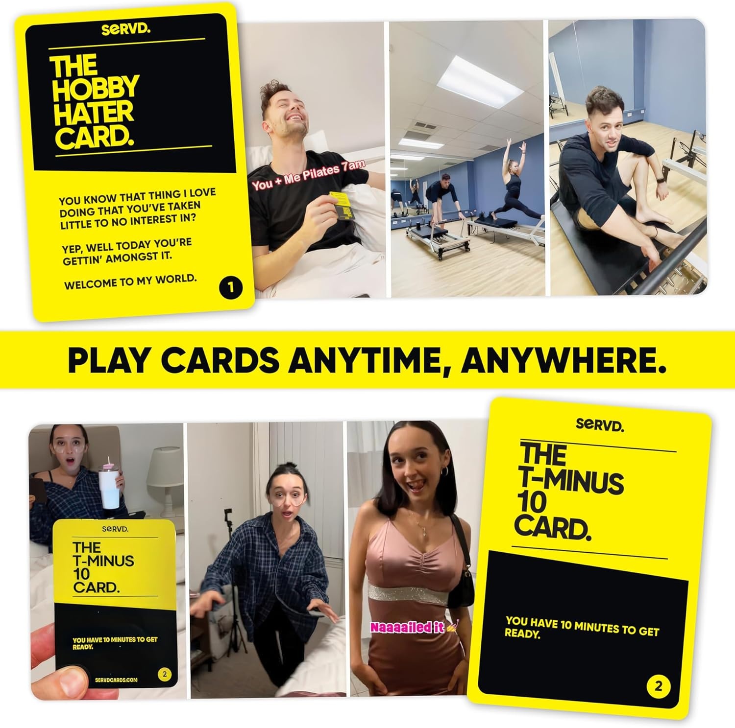 image:imageHasbro Games SERVD Couples Game Hilarious RealLife Card Game for Partners Funny Gifts for Anniversary Date Nights Valentines Day 2 Players Ages 17Couples