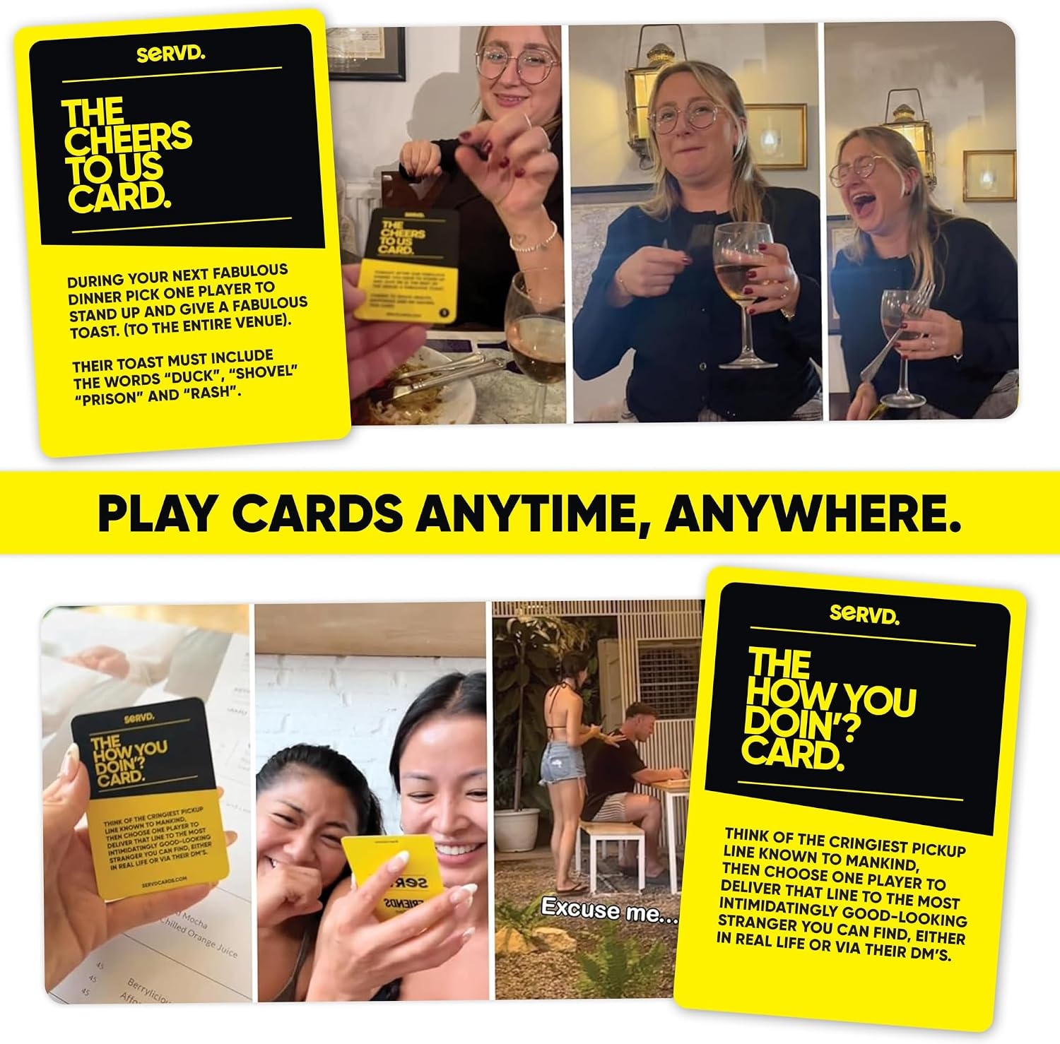 image:imageHasbro Games SERVD Couples Game Hilarious RealLife Card Game for Partners Funny Gifts for Anniversary Date Nights Valentines Day 2 Players Ages 17Friends