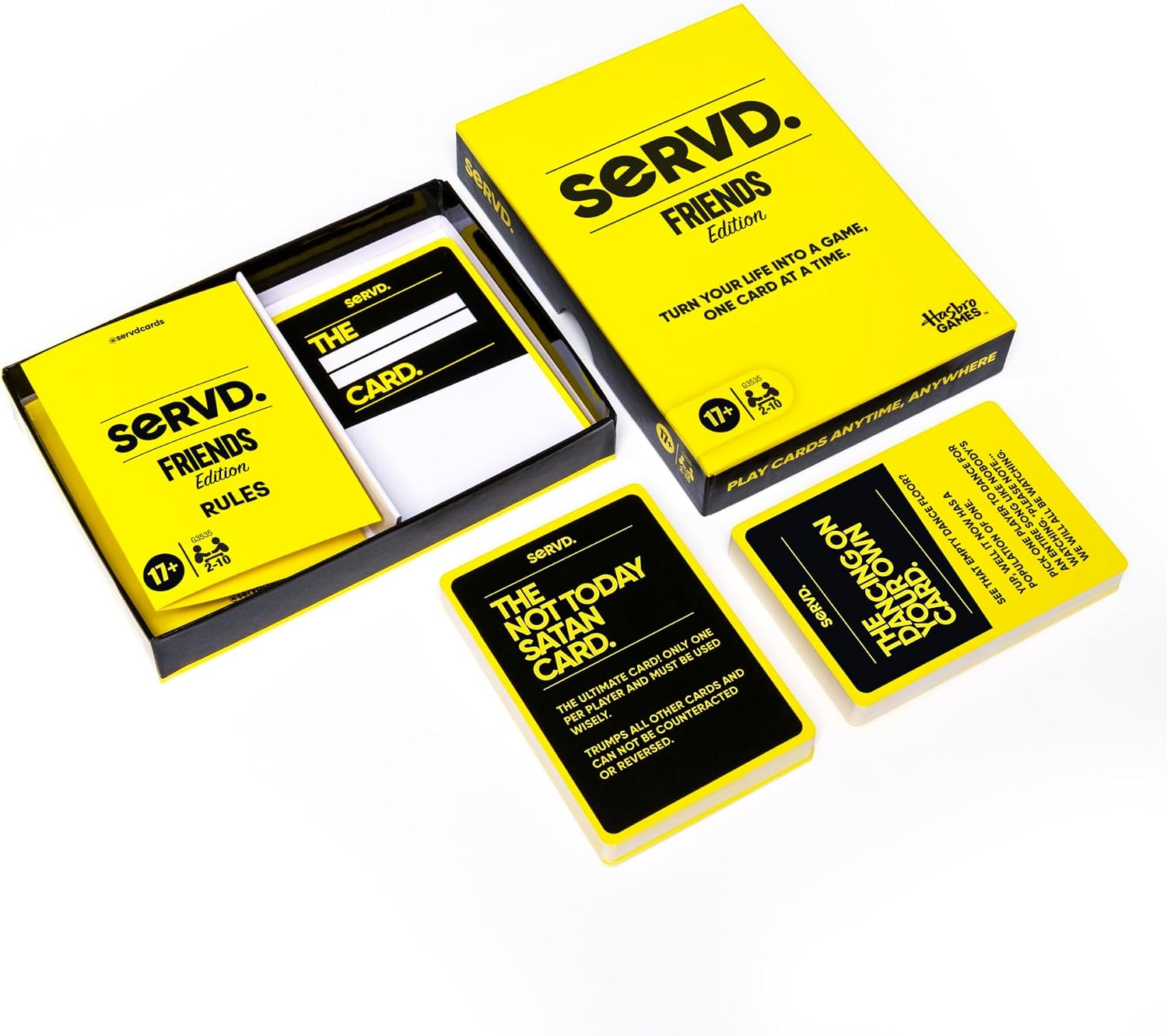 image:imageHasbro Games SERVD Couples Game Hilarious RealLife Card Game for Partners Funny Gifts for Anniversary Date Nights Valentines Day 2 Players Ages 17Friends