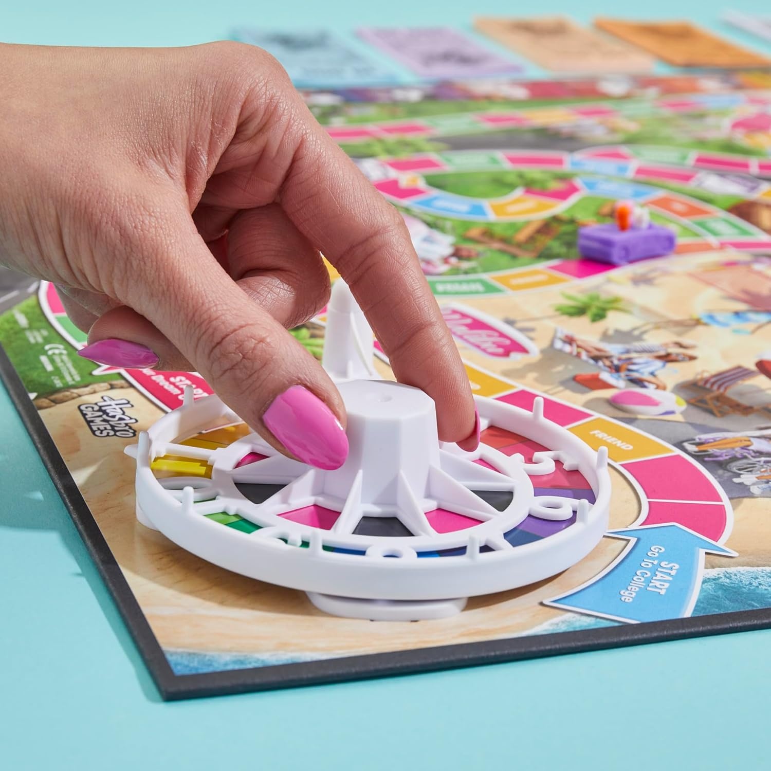 image:imageHasbro Games The Game of Life Barbie Edition Board Game Ages 8 2 to 4 Players Fun Family Games for Kids and Adults Kids Gifts Amazon Exclusive