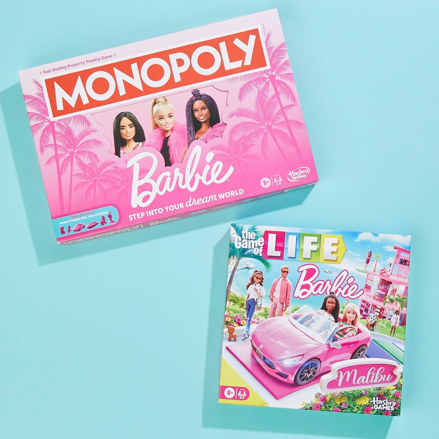 image:imageHasbro Games The Game of Life Barbie Edition Board Game Ages 8 2 to 4 Players Fun Family Games for Kids and Adults Kids Gifts Amazon Exclusive
