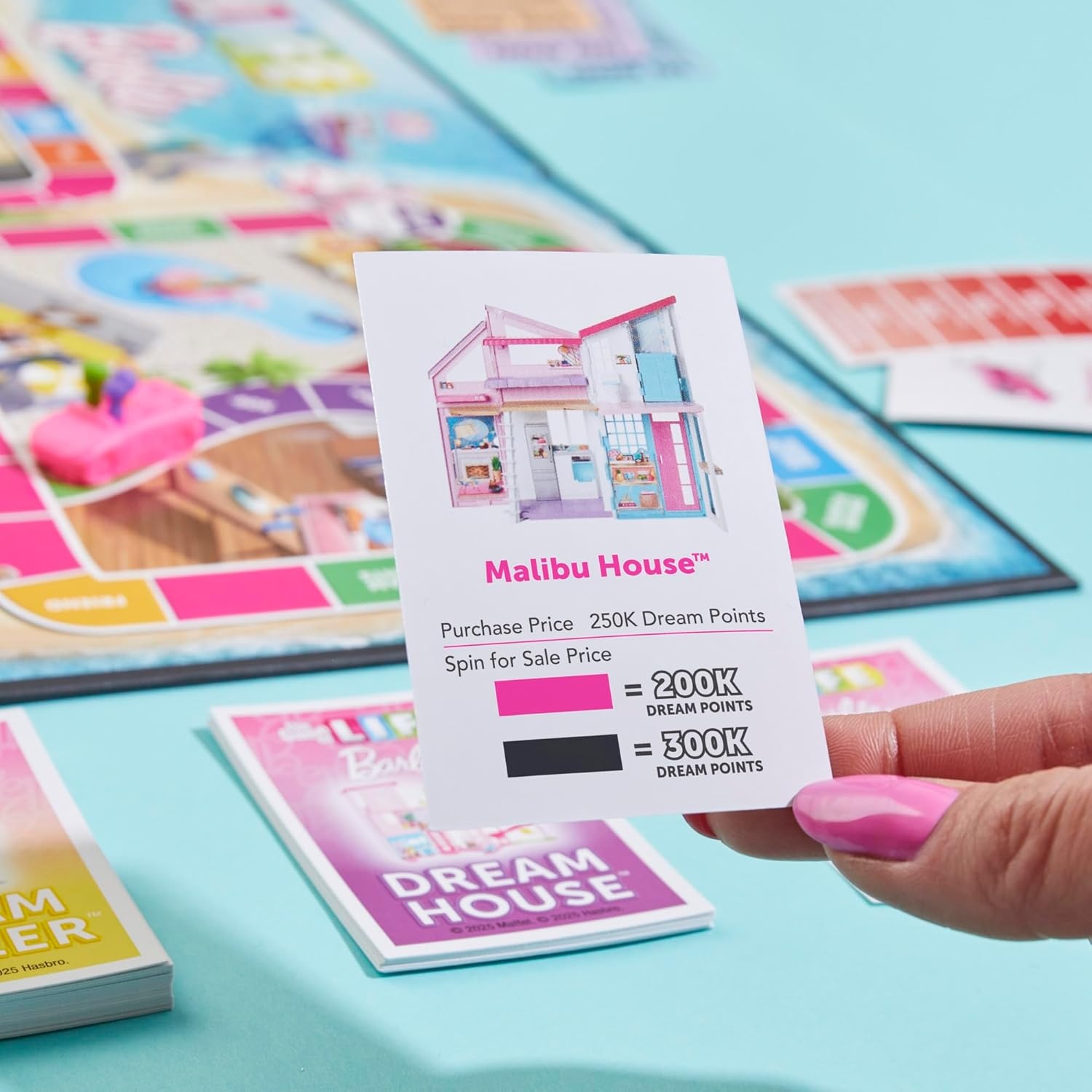 image:imageHasbro Games The Game of Life Barbie Edition Board Game Ages 8 2 to 4 Players Fun Family Games for Kids and Adults Kids Gifts Amazon Exclusive