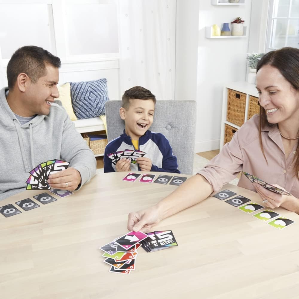 image:imageHasbro Gaming 5 Alive Card Game FastPaced Game for Kids and Families Easy to Learn 2 to 6 Players Fun Summer Activities Vacation Travel Essentials Ages 8362 inches x 562 inches x 01 inches Pack of 8