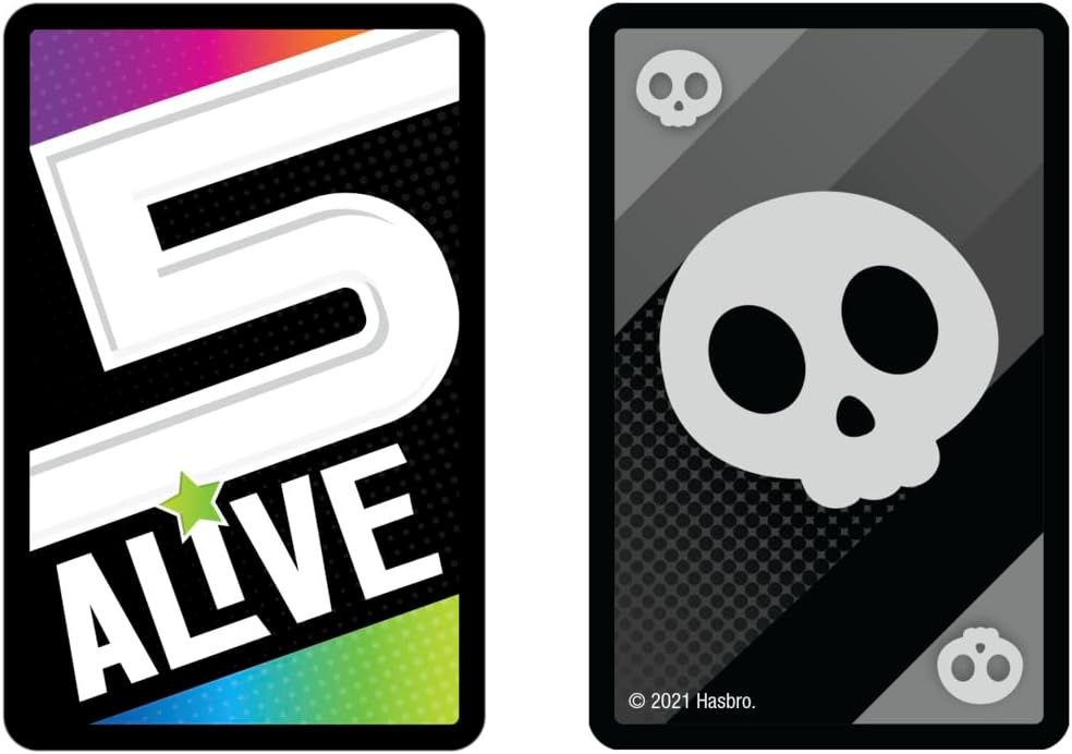 image:imageHasbro Gaming 5 Alive Card Game FastPaced Game for Kids and Families Easy to Learn 2 to 6 Players Fun Summer Activities Vacation Travel Essentials Ages 8362 inches x 562 inches x 01 inches Pack of 8