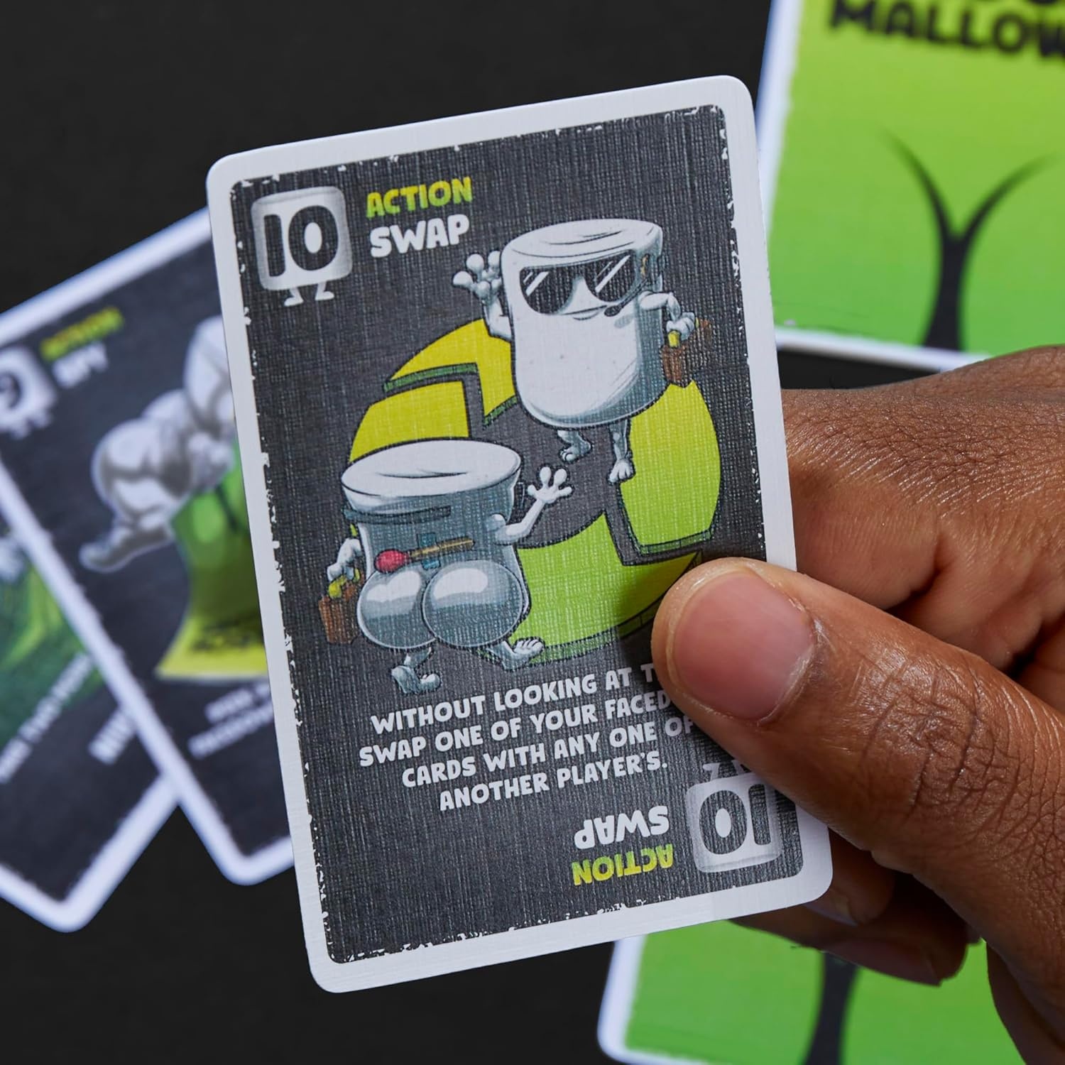 image:imageHasbro Gaming Arschmallows Game Marshmallow Butt Game Funny Party Card Games for Teens Adults and Families 2 to 6 Players Indoor Summer Activities Ages 13 Amazon Exclusive