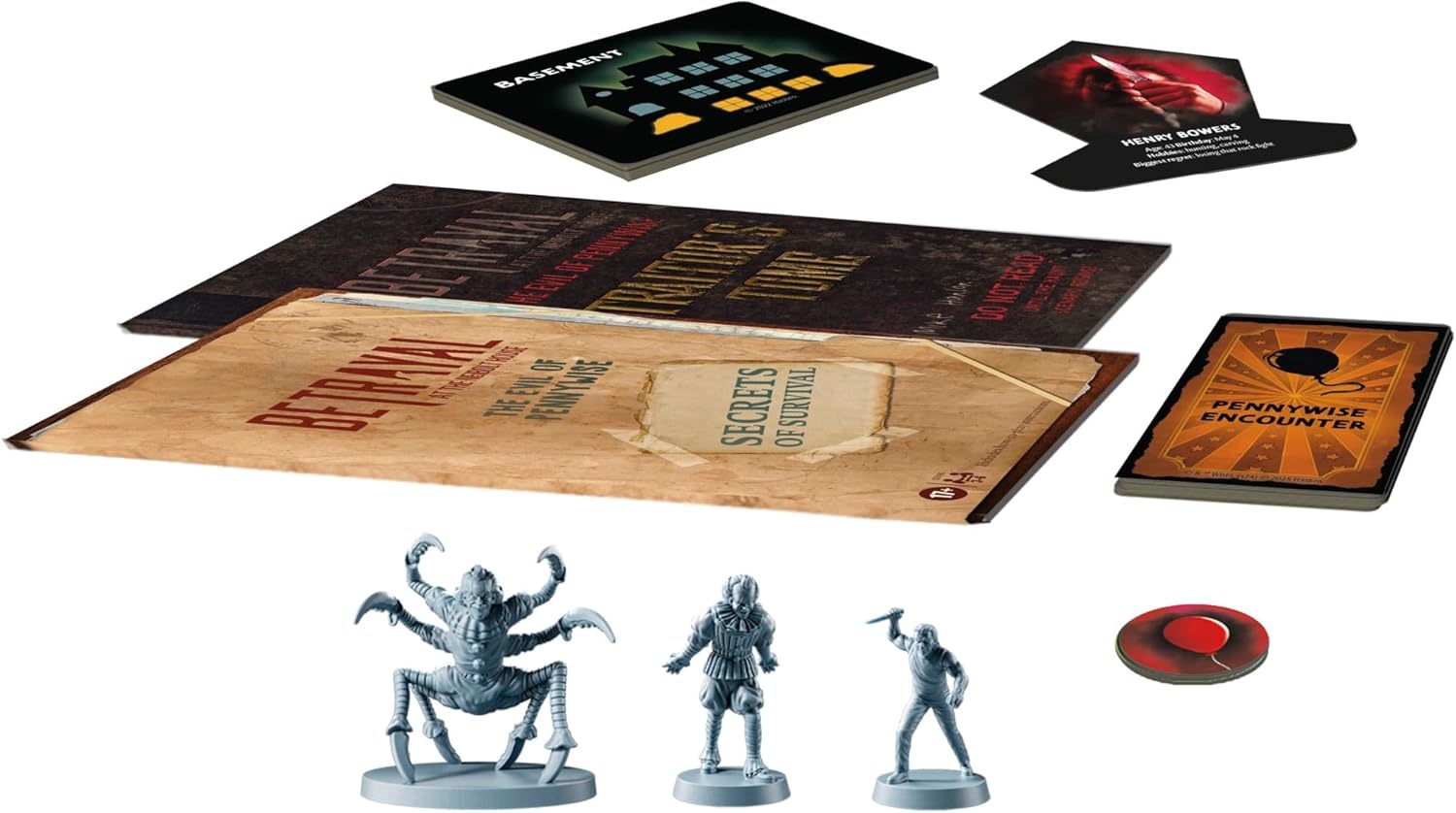 image:imageHasbro Gaming Avalon Hill Betrayal at the Neibolt House The Evil of Pennywise Expansion Ages 17 36 Players