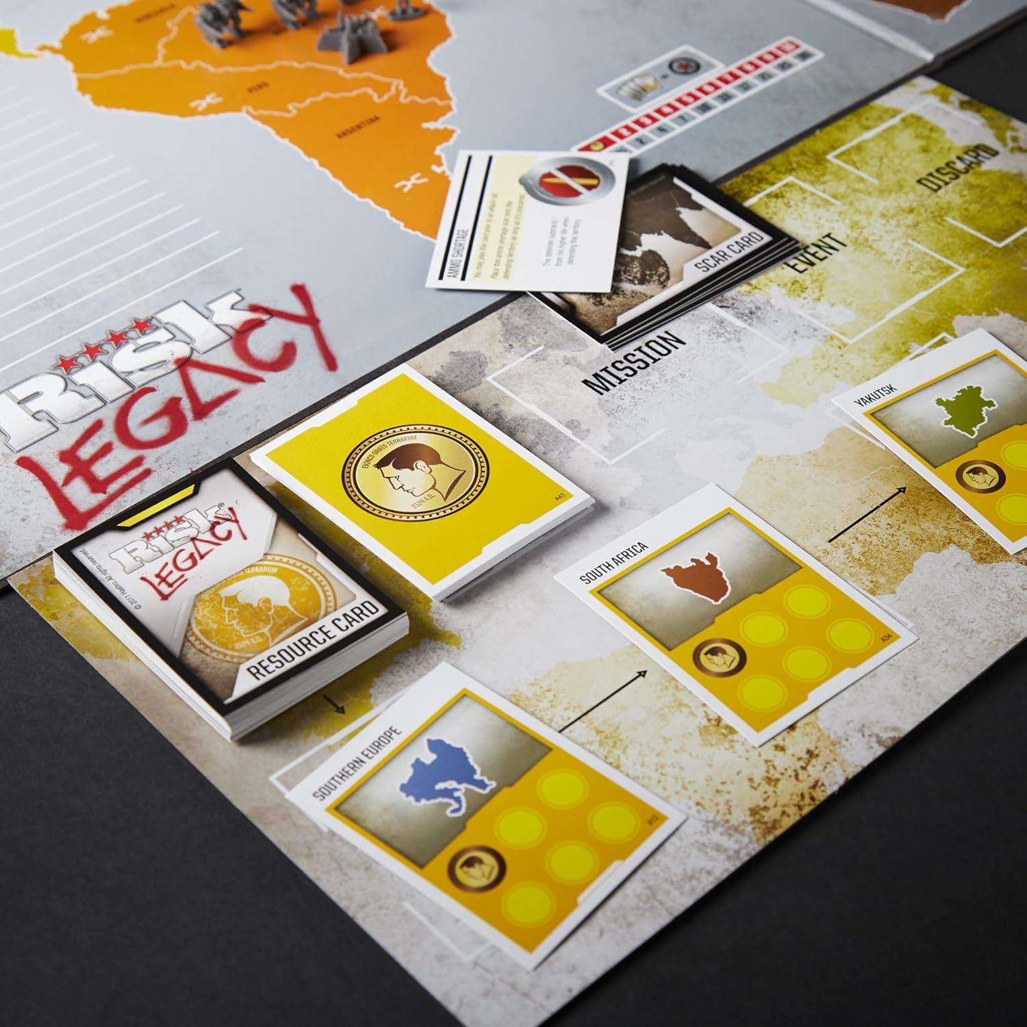 image:imageHasbro Gaming Avalon Hill Risk Legacy Strategy Tabletop Game Immersive Narrative Game Miniature Board Game for Ages 13 and Up for 35 Players