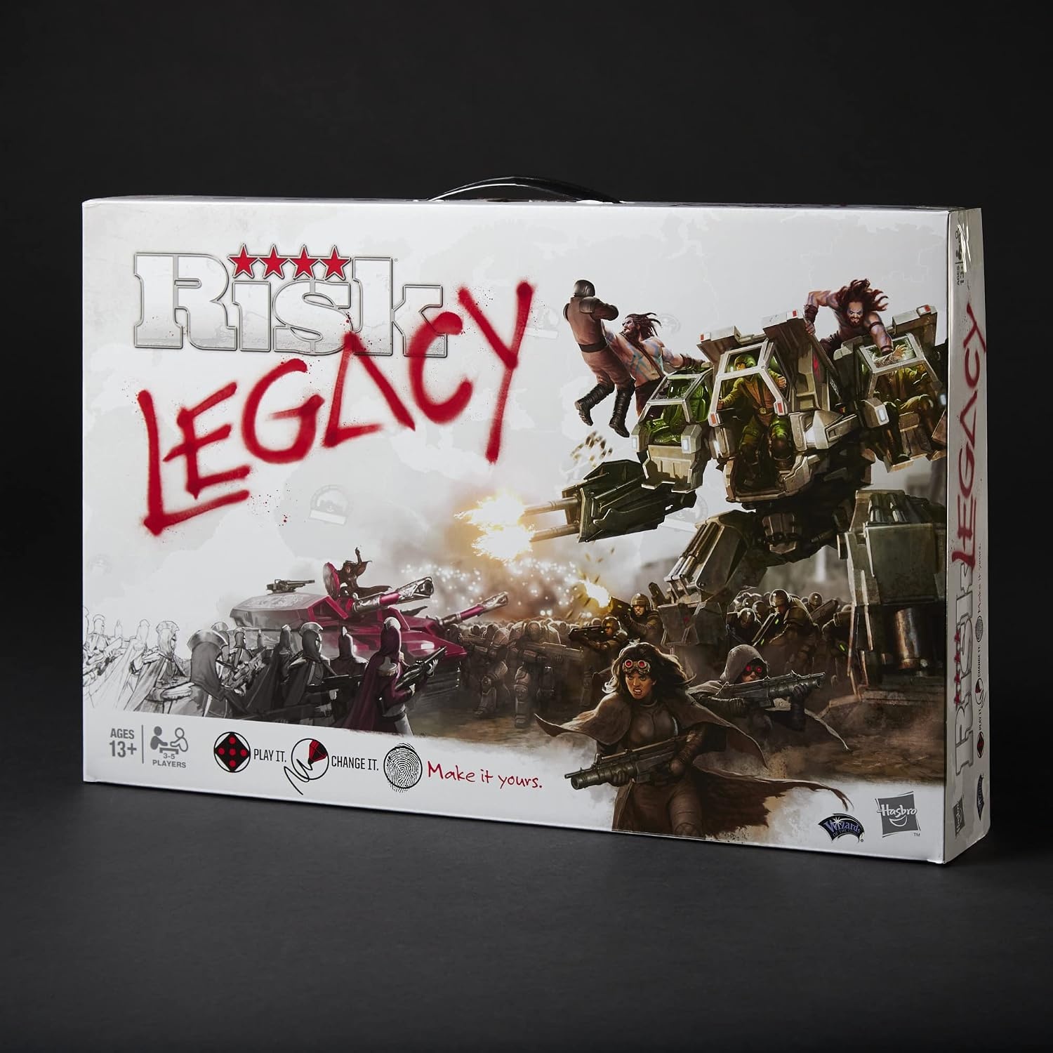 image:imageHasbro Gaming Avalon Hill Risk Legacy Strategy Tabletop Game Immersive Narrative Game Miniature Board Game for Ages 13 and Up for 35 Players