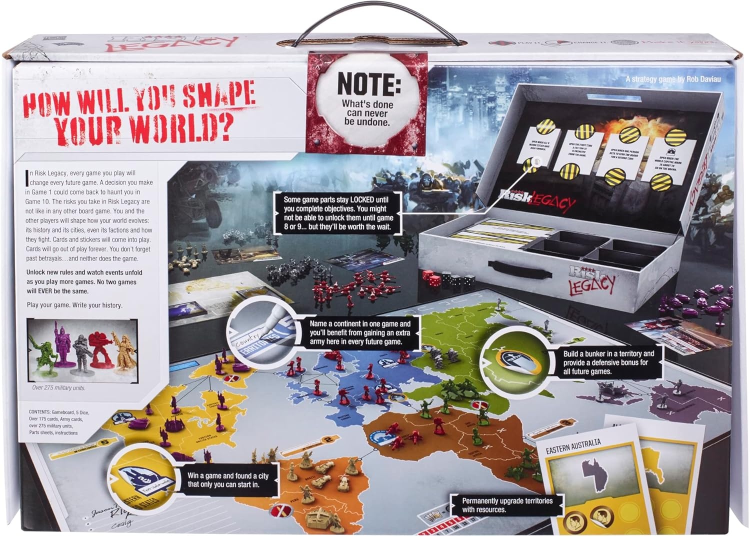 image:imageHasbro Gaming Avalon Hill Risk Legacy Strategy Tabletop Game Immersive Narrative Game Miniature Board Game for Ages 13 and Up for 35 Players
