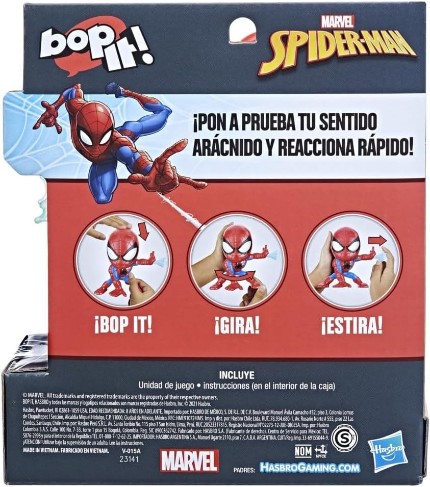 image:imageHasbro Gaming BOP IT Marvel HulkSpiderMan
