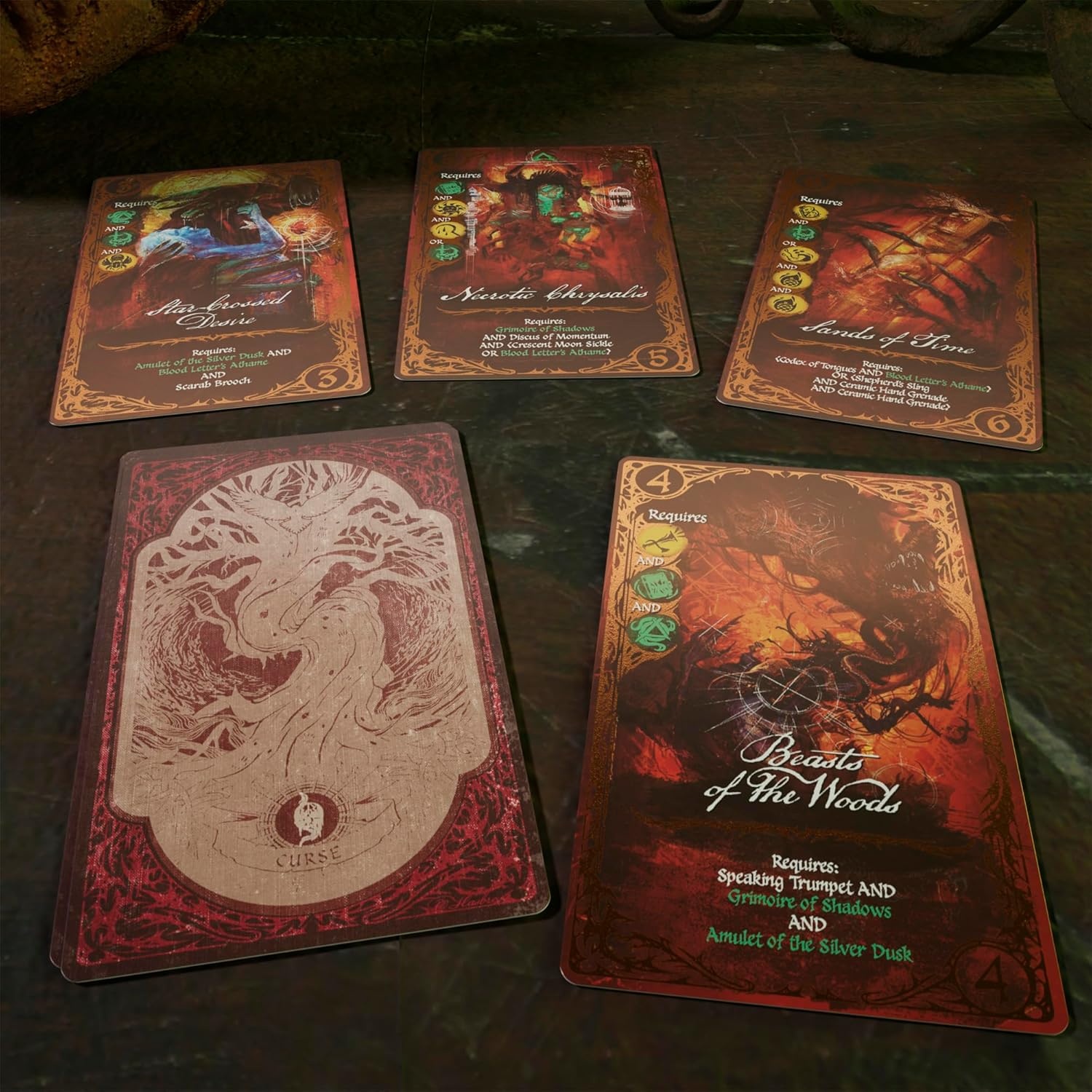 image:imageHasbro Gaming Betrayal Deck of Lost Souls Card Game TarotInspired Secret Roles Game Ages 12 and Up 3 to 5 Players 20 Mins Avg Cooperative Strategy Games