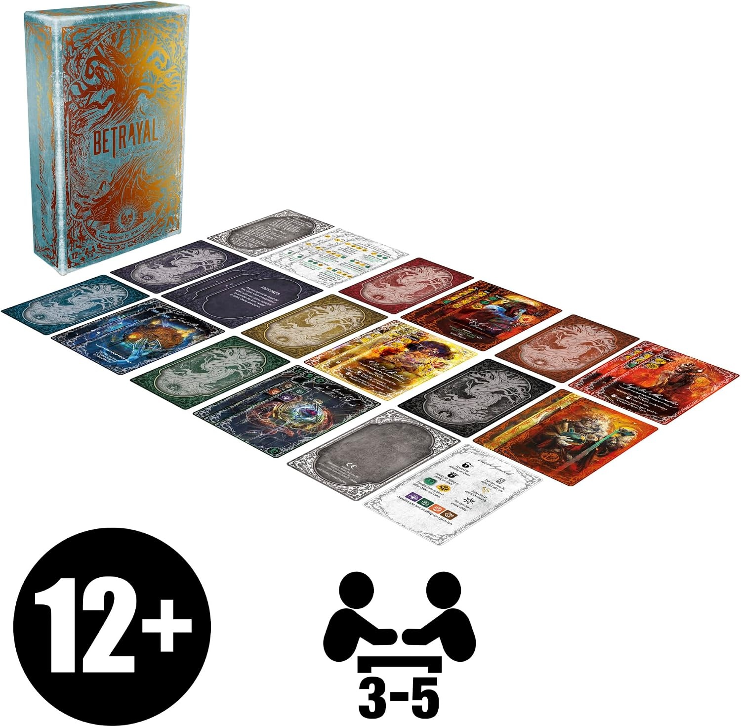 image:imageHasbro Gaming Betrayal Deck of Lost Souls Card Game TarotInspired Secret Roles Game Ages 12 and Up 3 to 5 Players 20 Mins Avg Cooperative Strategy Games