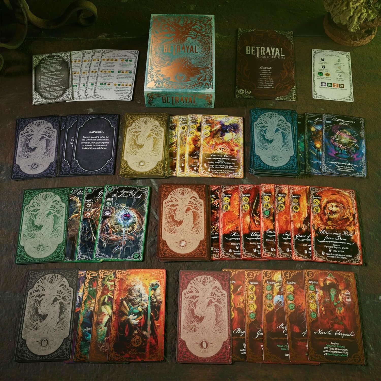 image:imageHasbro Gaming Betrayal Deck of Lost Souls Card Game TarotInspired Secret Roles Game Ages 12 and Up 3 to 5 Players 20 Mins Avg Cooperative Strategy Games