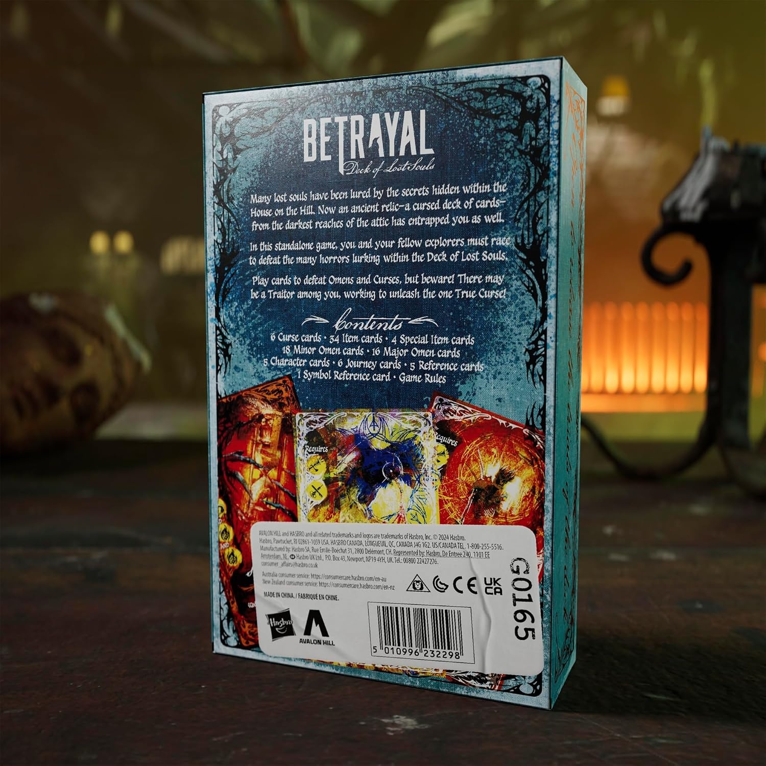 image:imageHasbro Gaming Betrayal Deck of Lost Souls Card Game TarotInspired Secret Roles Game Ages 12 and Up 3 to 5 Players 20 Mins Avg Cooperative Strategy Games
