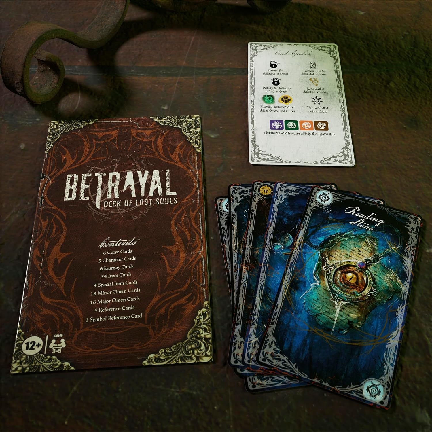 image:imageHasbro Gaming Betrayal Deck of Lost Souls Card Game TarotInspired Secret Roles Game Ages 12 and Up 3 to 5 Players 20 Mins Avg Cooperative Strategy Games