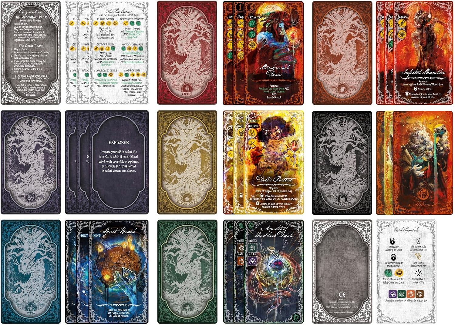 image:imageHasbro Gaming Betrayal Deck of Lost Souls Card Game TarotInspired Secret Roles Game Ages 12 and Up 3 to 5 Players 20 Mins Avg Cooperative Strategy Games