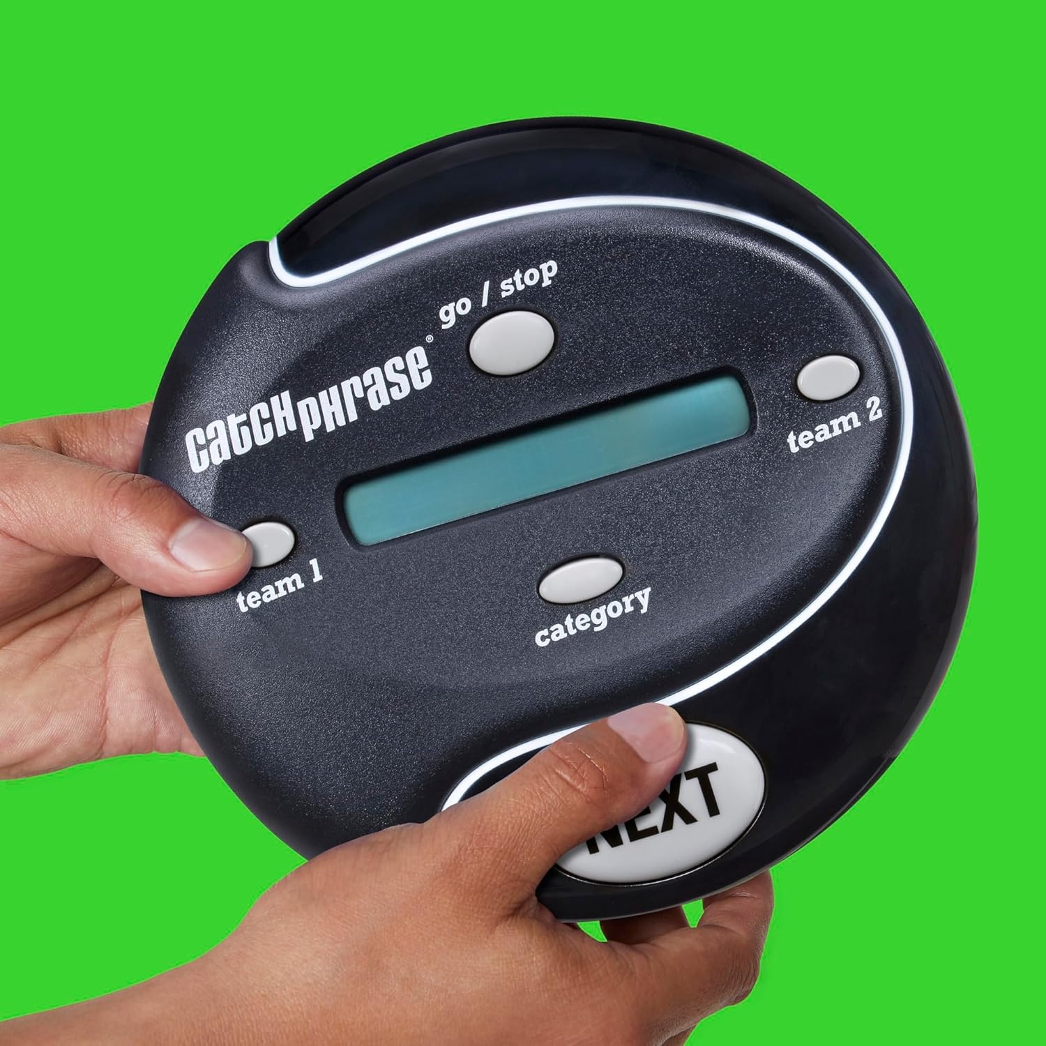 image:imageHasbro Gaming Catch Phrase Electronic Game Fun Active Handheld Party Games for Adults Teens and Kids 4 or More Players 2 Teams Portable Summer Travel Activities Ages 12 Amazon Exclusive