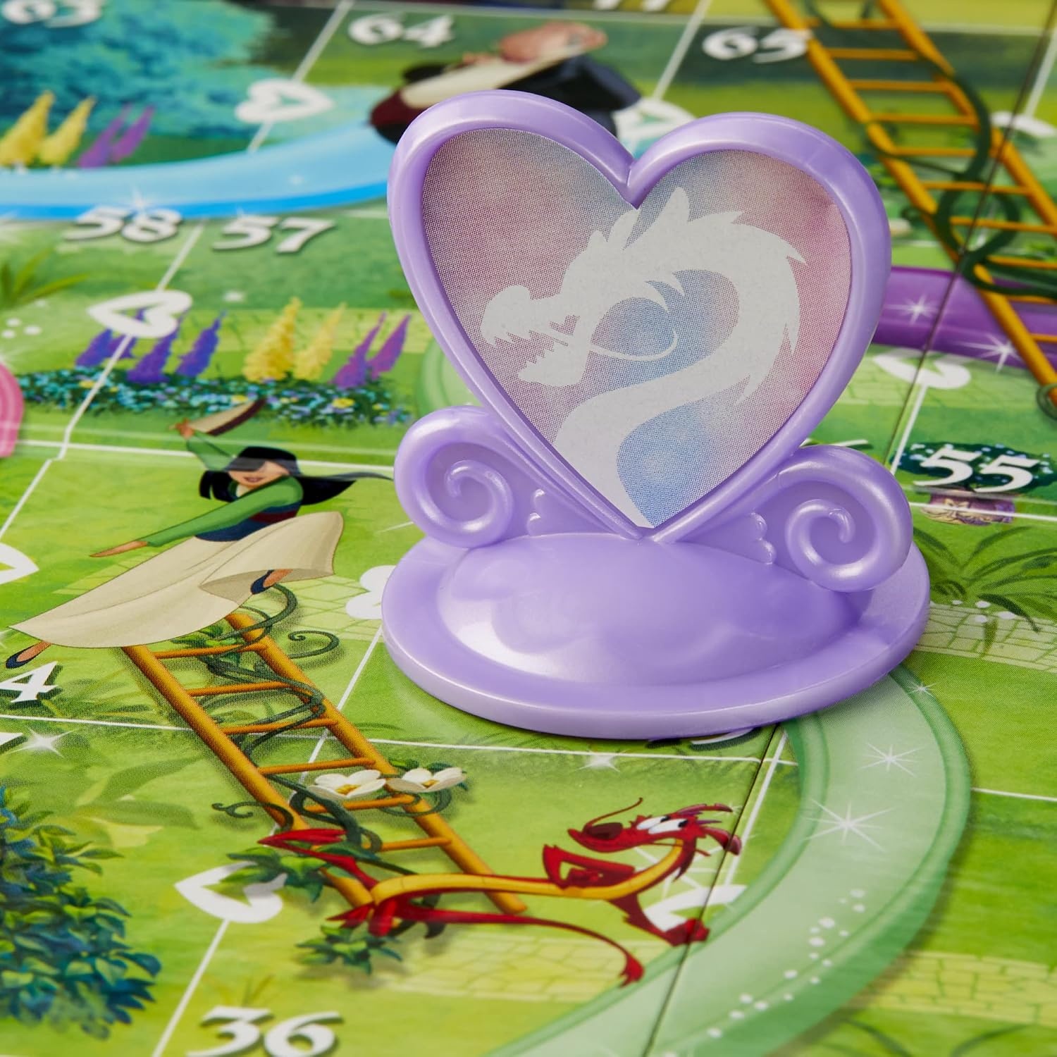 image:imageHasbro Gaming Chutes and Ladders Disney Princess Edition Board Game for Kids Ages 3 and Up Easter Gifts for Boys and Girls Preschool Game for 24 Players Amazon ExclusiveBoard Game