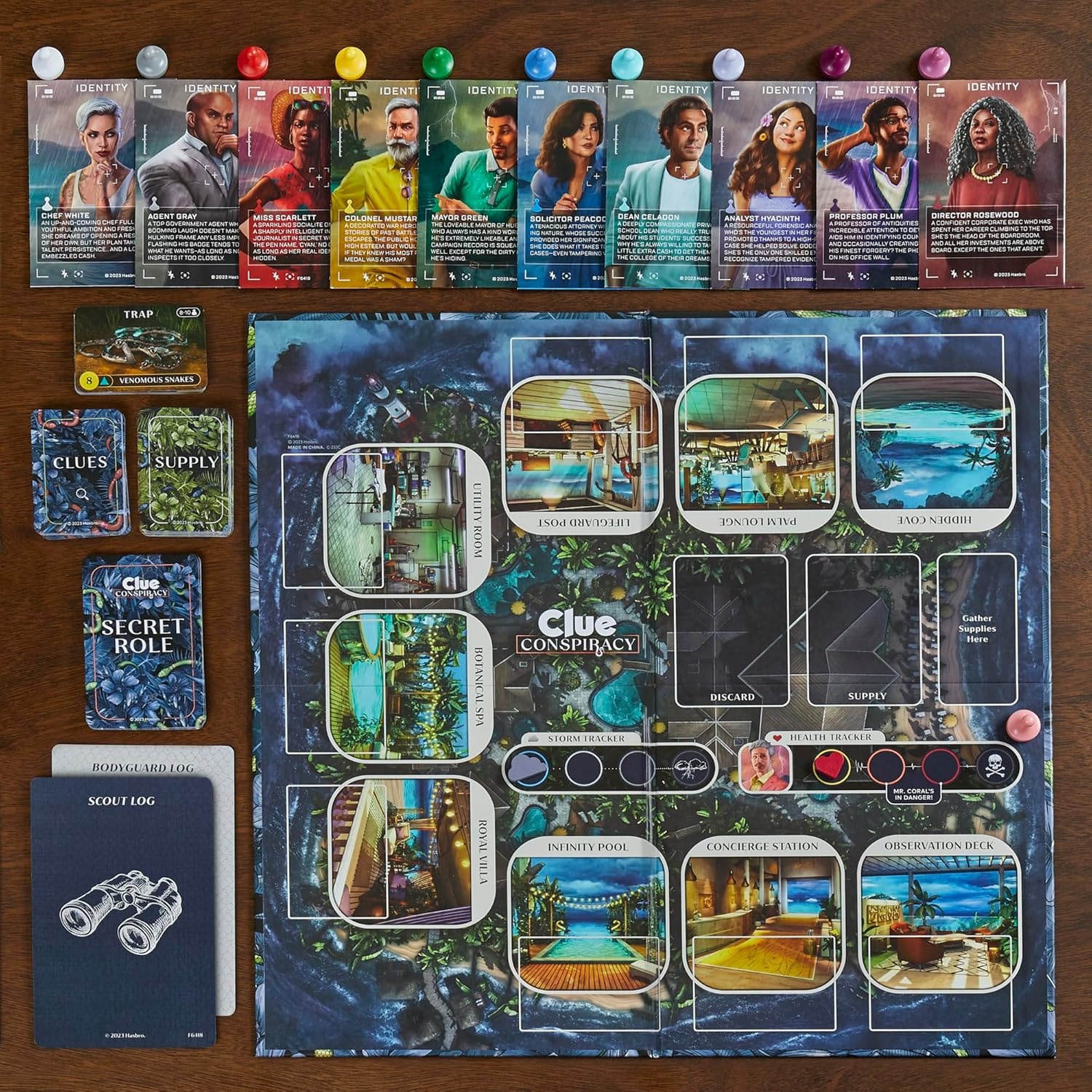 image:imageHasbro Gaming Clue Conspiracy Board Game for Adults and Teens Secret Role Strategy Games Ages 14 410 Players 45 Minutes Mystery amp Party Games