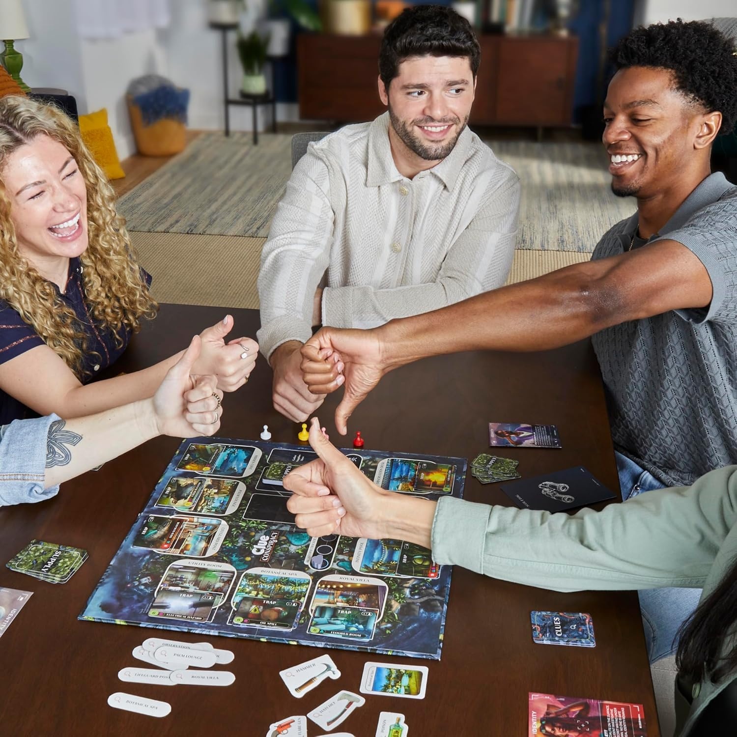 image:imageHasbro Gaming Clue Conspiracy Board Game for Adults and Teens Secret Role Strategy Games Ages 14 410 Players 45 Minutes Mystery amp Party Games