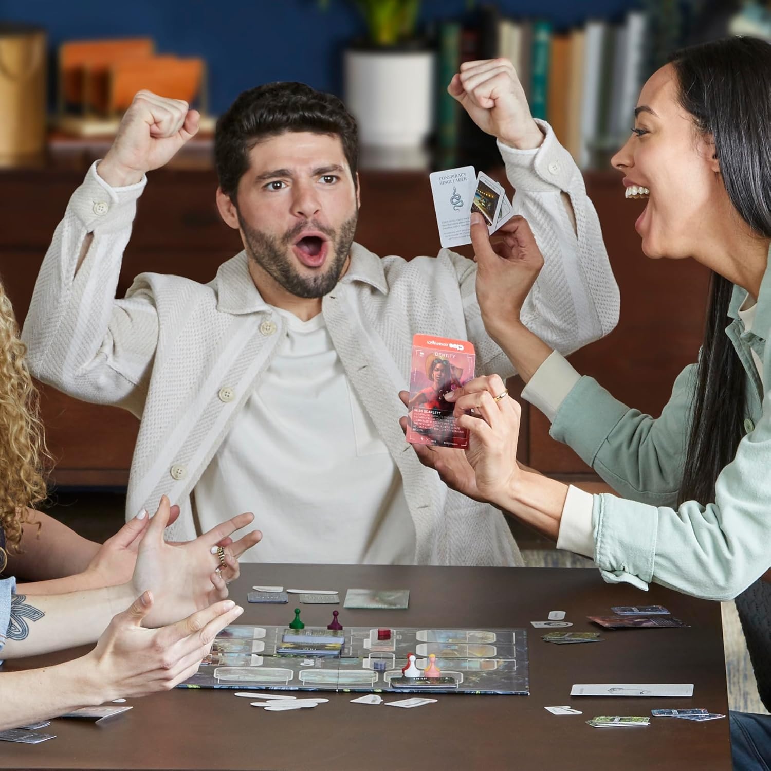 image:imageHasbro Gaming Clue Conspiracy Board Game for Adults and Teens Secret Role Strategy Games Ages 14 410 Players 45 Minutes Mystery amp Party Games