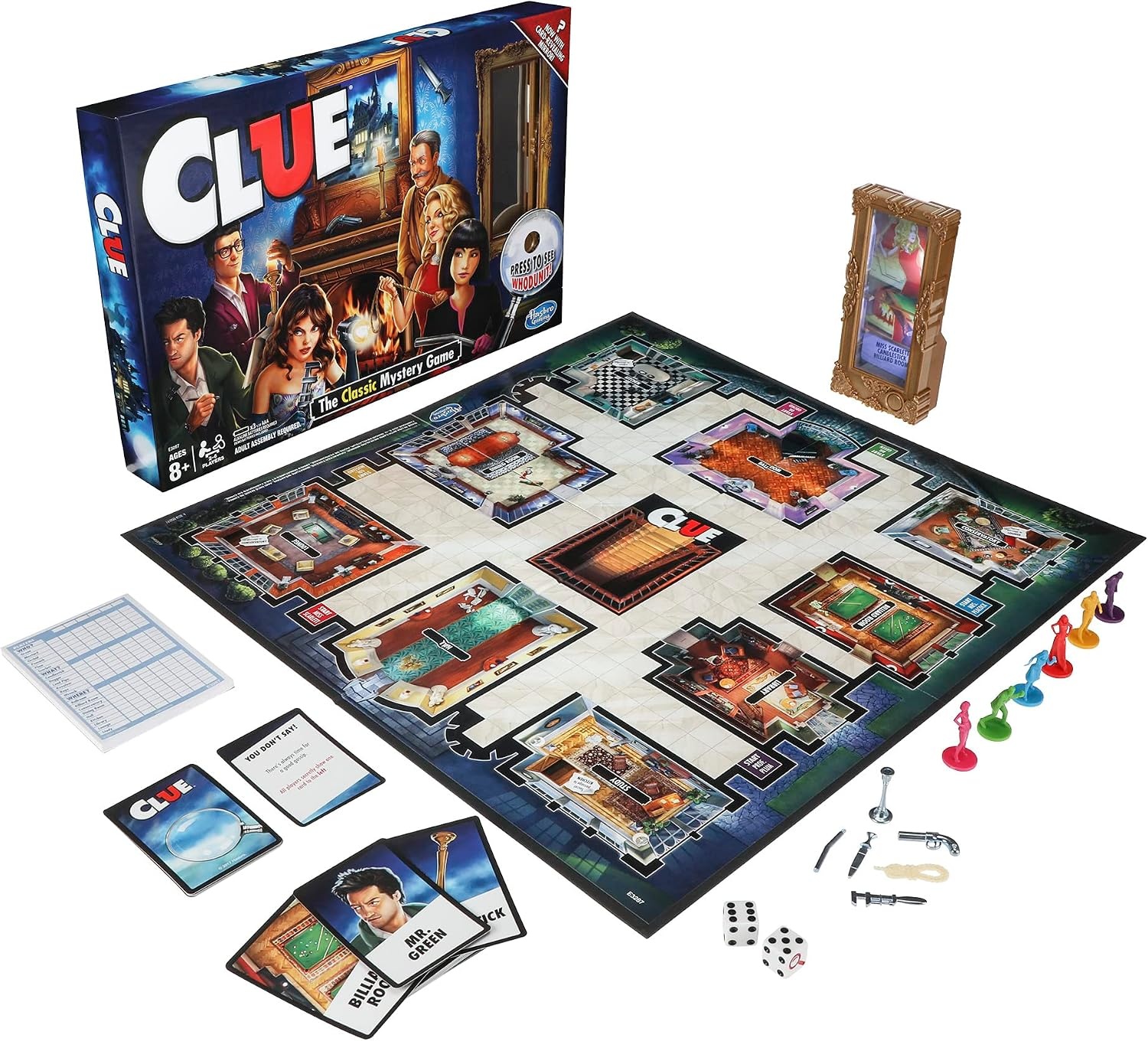 image:imageHasbro Gaming Clue Game Mystery Board Game 26 Players 8 Years Amazon Exclusivestandart