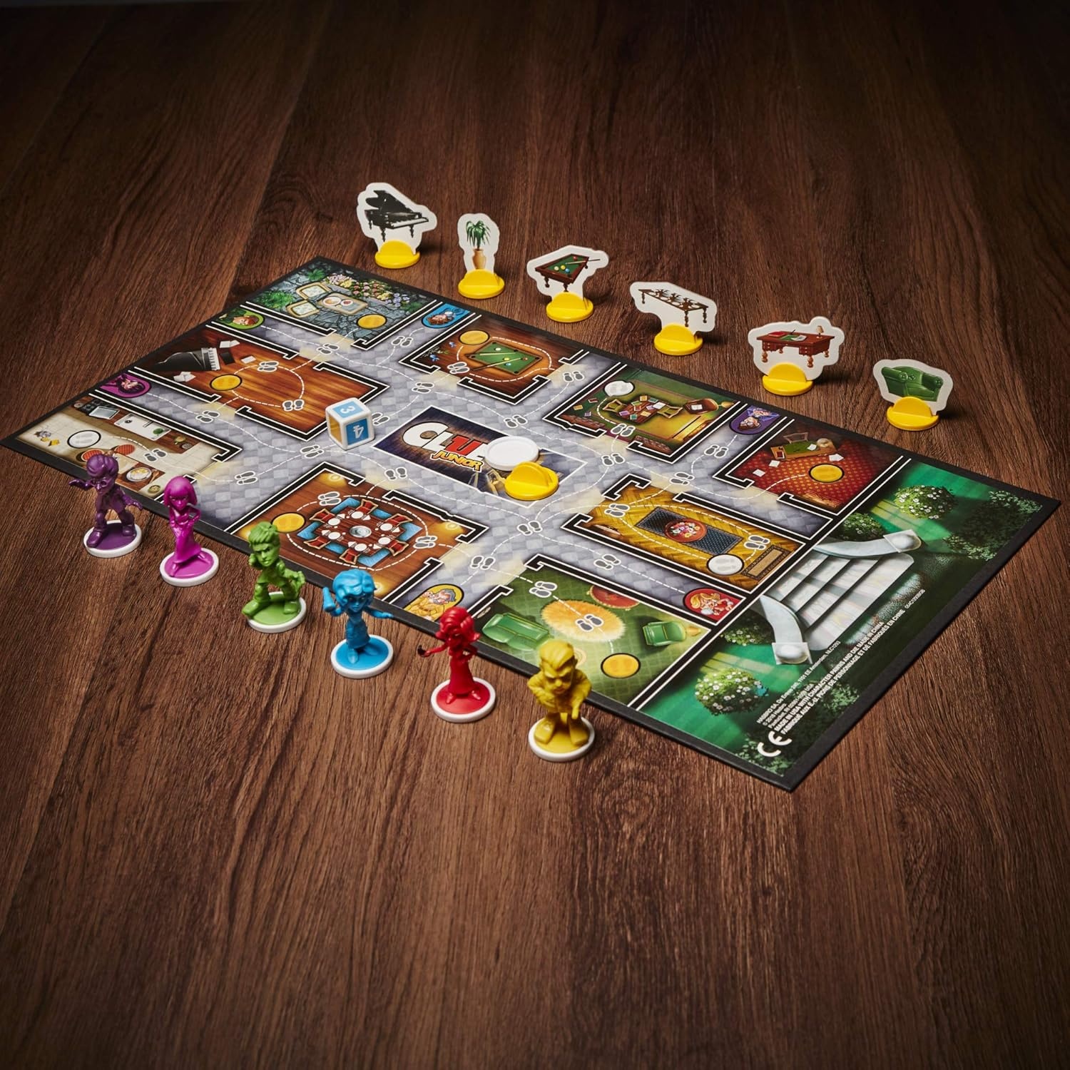 image:imageHasbro Gaming Clue Junior Board Game for Kids Ages 5 and Up Case of The Broken Toy Classic Mystery Game for 26 Players