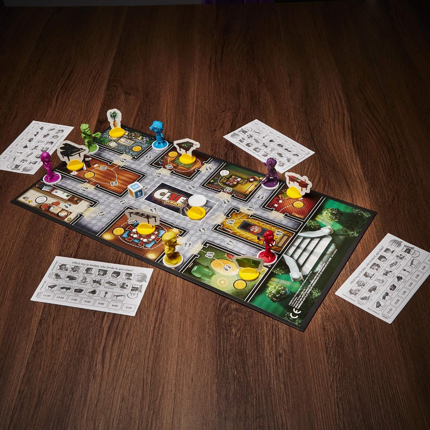 image:imageHasbro Gaming Clue Junior Board Game for Kids Ages 5 and Up Case of The Broken Toy Classic Mystery Game for 26 Players