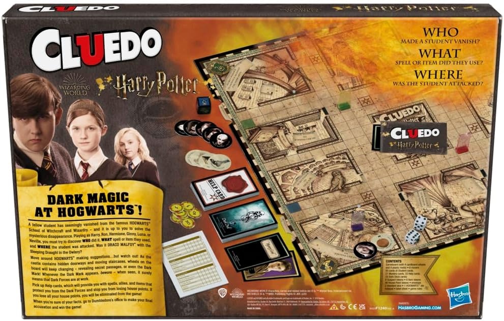 image:imageHasbro Gaming Clue Wizarding World Harry Potter Edition Board Game Family Games for Kids Teens and Adults Mystery Games Ages 8 and Up 3 to 5 PlayersHarry Potter