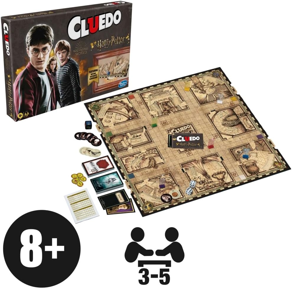 image:imageHasbro Gaming Clue Wizarding World Harry Potter Edition Board Game Family Games for Kids Teens and Adults Mystery Games Ages 8 and Up 3 to 5 PlayersHarry Potter