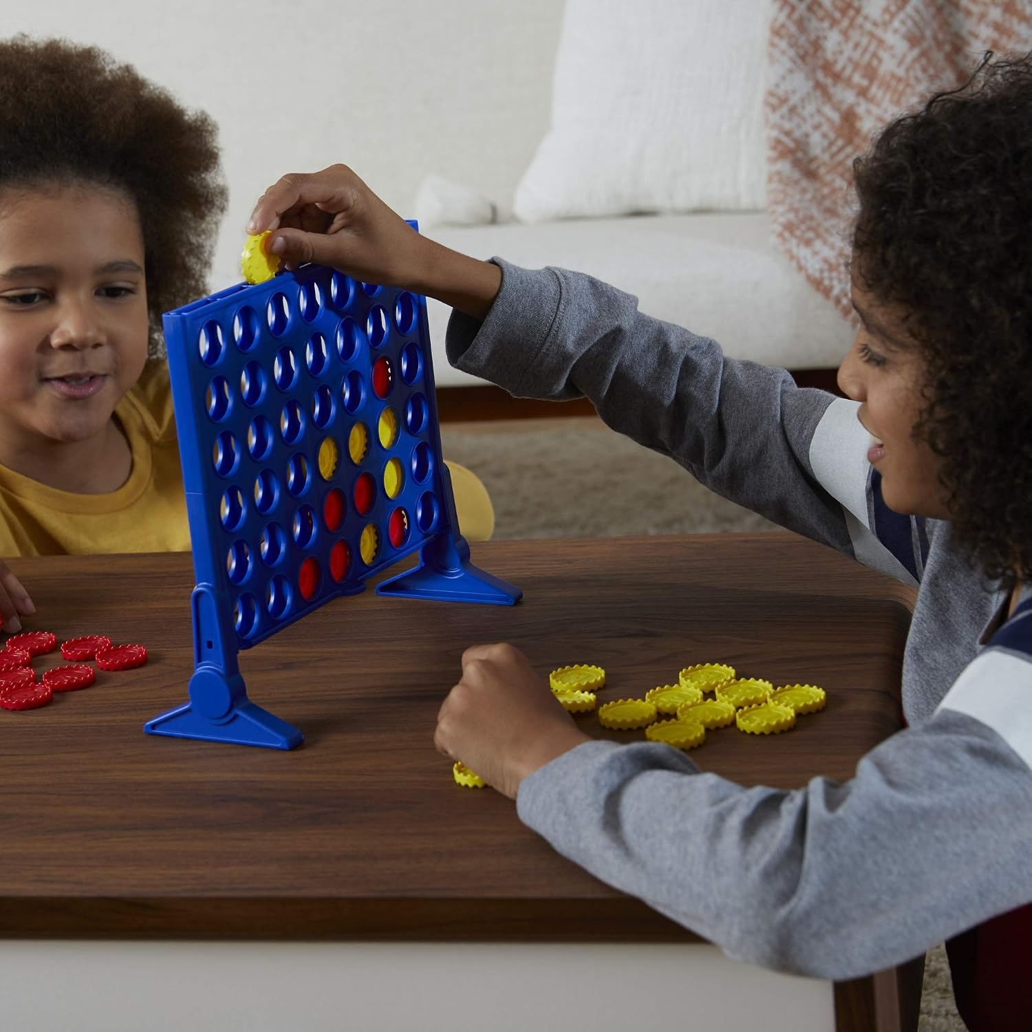 image:imageHasbro Gaming Connect 4 Classic Grid 4 in a Row Game Strategy Board Games for Kids 2 Players for Family and Kids Easter Gifts for Boys and Girls Ages 6ONE SIZE