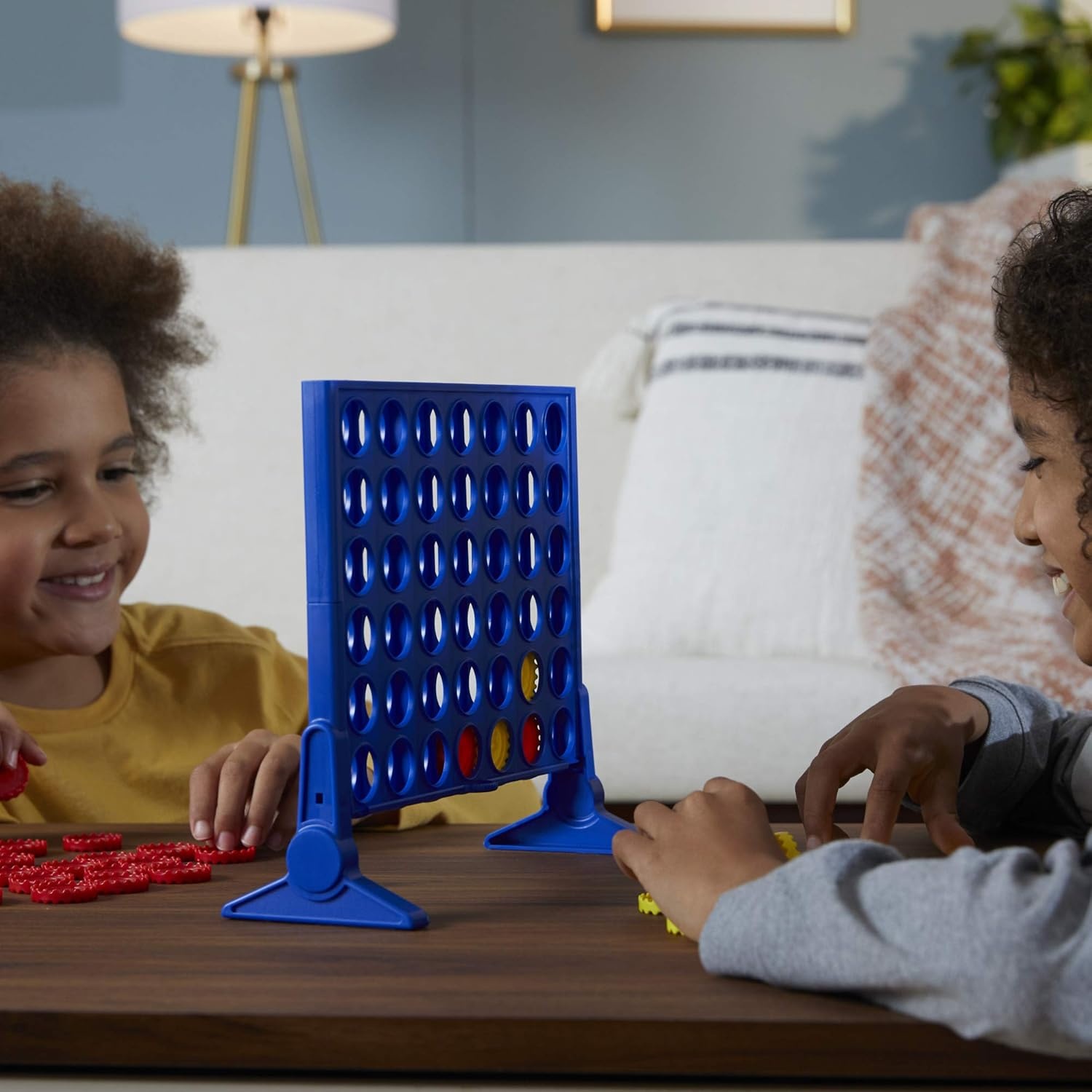 image:imageHasbro Gaming Connect 4 Classic Grid 4 in a Row Game Strategy Board Games for Kids 2 Players for Family and Kids Easter Gifts for Boys and Girls Ages 6ONE SIZE