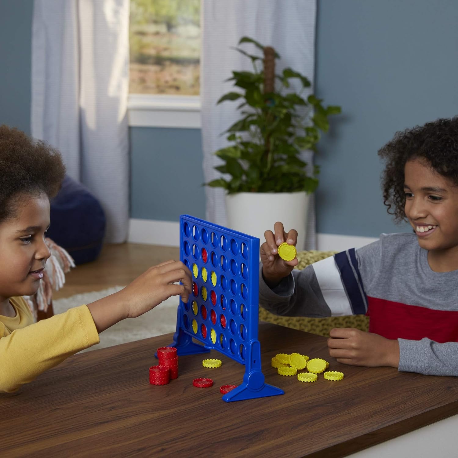 image:imageHasbro Gaming Connect 4 Classic Grid 4 in a Row Game Strategy Board Games for Kids 2 Players for Family and Kids Easter Gifts for Boys and Girls Ages 6ONE SIZE