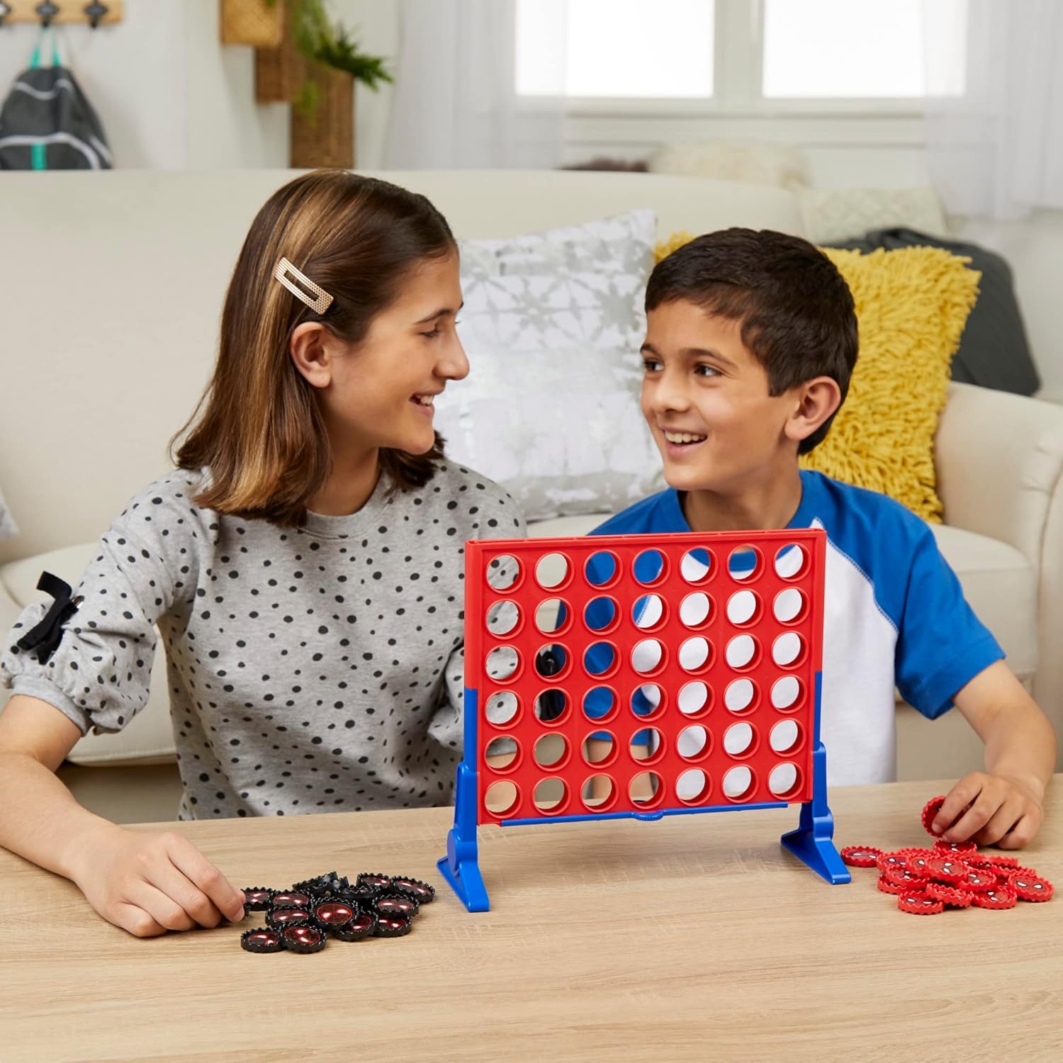 image:imageHasbro Gaming Connect 4 Marvel SpiderMan Edition Strategy Board Game for 2 Players Ages 6 and Up Amazon ExclusiveStrategy Game