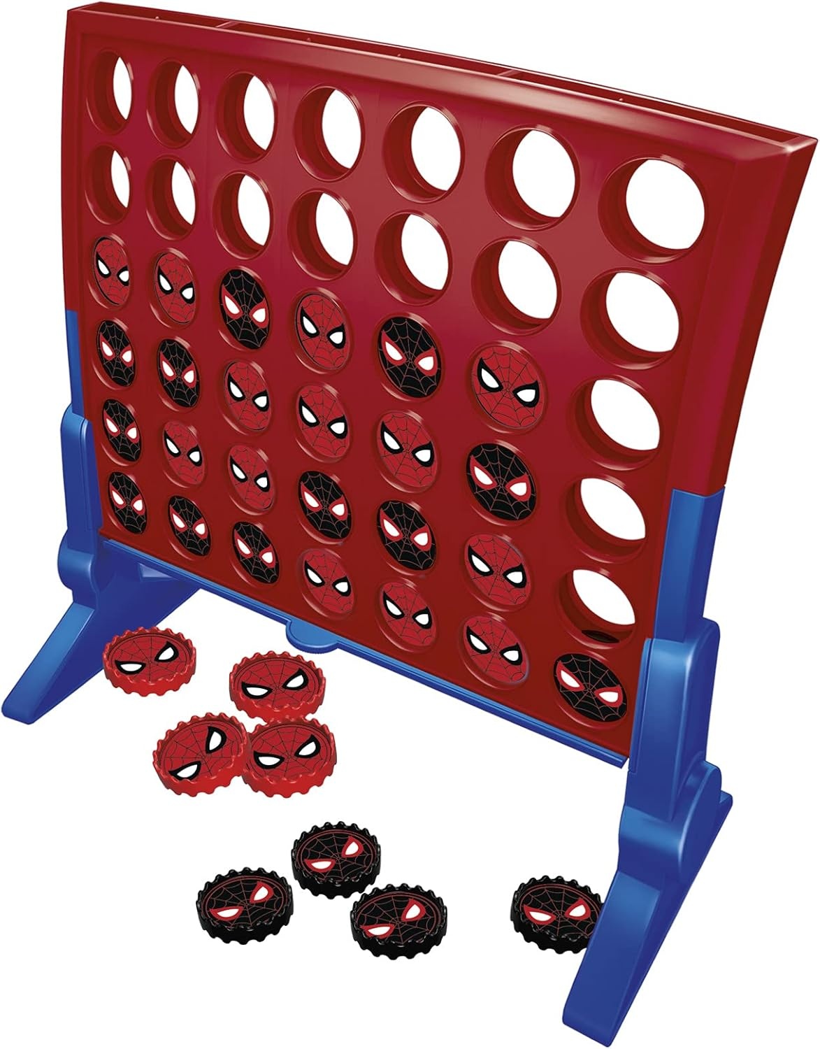 image:imageHasbro Gaming Connect 4 Marvel SpiderMan Edition Strategy Board Game for 2 Players Ages 6 and Up Amazon ExclusiveStrategy Game