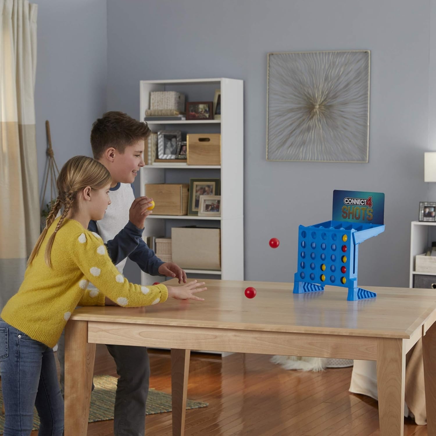 image:imageHasbro Gaming Connect 4 Shots Board Game Activity for Kids Ages 8 Active Games for Families 2 Player Game Kids Games and Gifts Amazon ExclusiveStandard Packaging