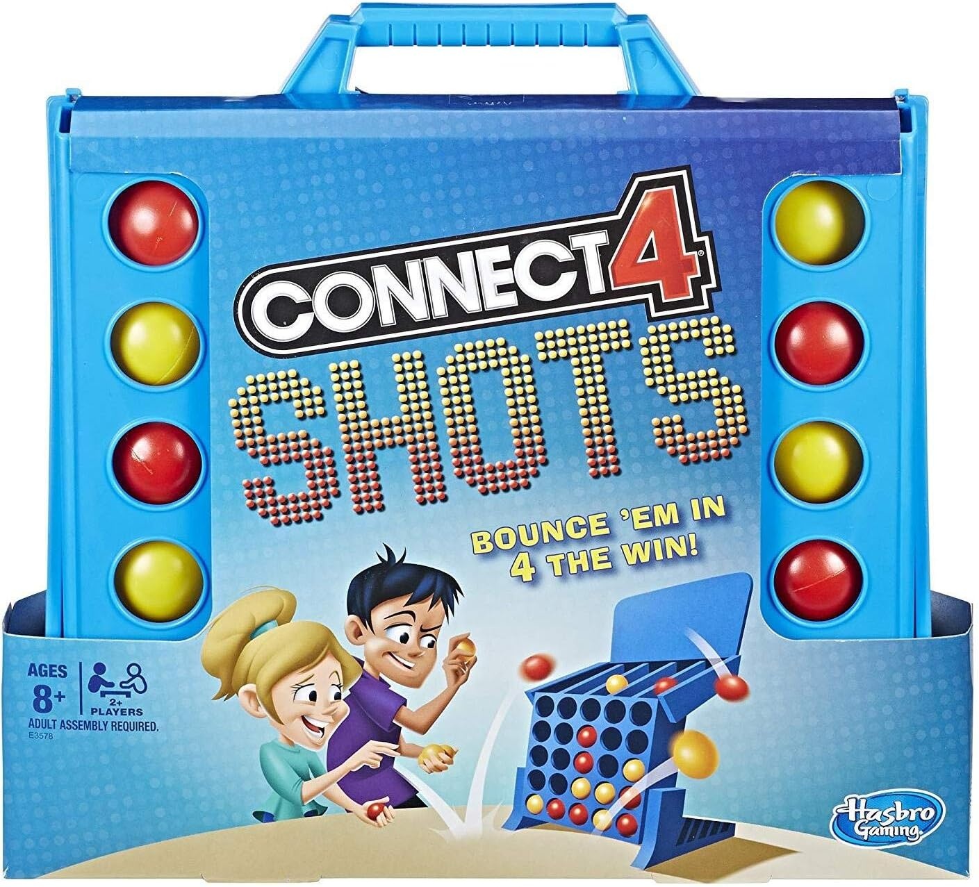 image:imageHasbro Gaming Connect 4 Shots Board Game Activity for Kids Ages 8 Active Games for Families 2 Player Game Kids Games and Gifts Amazon ExclusiveStandard Packaging