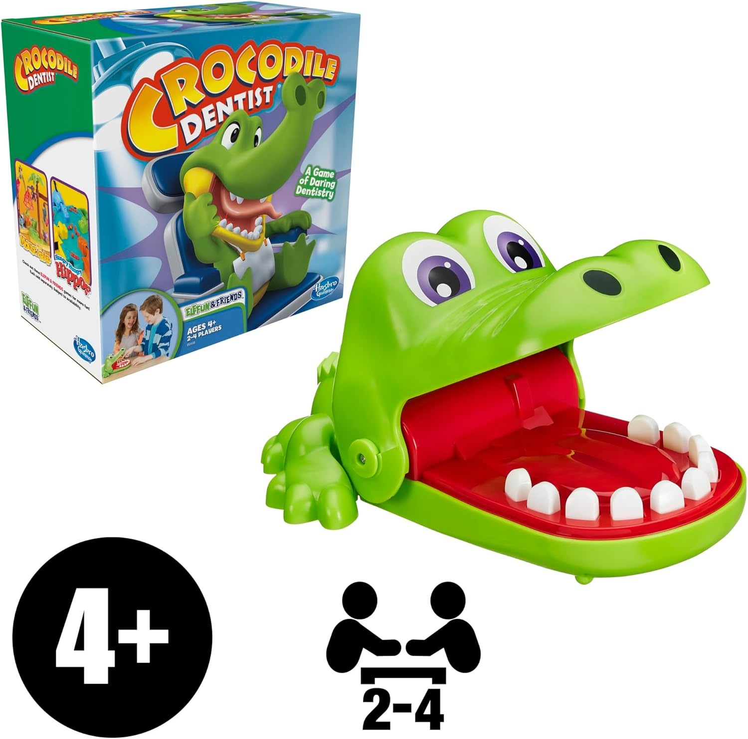 image:imageHasbro Gaming Crocodile Dentist Kids Board Game Ages 4 and Up Amazon ExclusiveGame