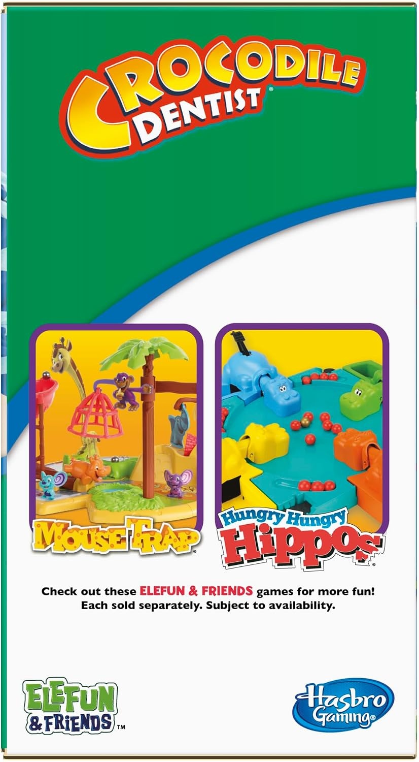 image:imageHasbro Gaming Crocodile Dentist Kids Board Game Ages 4 and Up Amazon ExclusiveGame