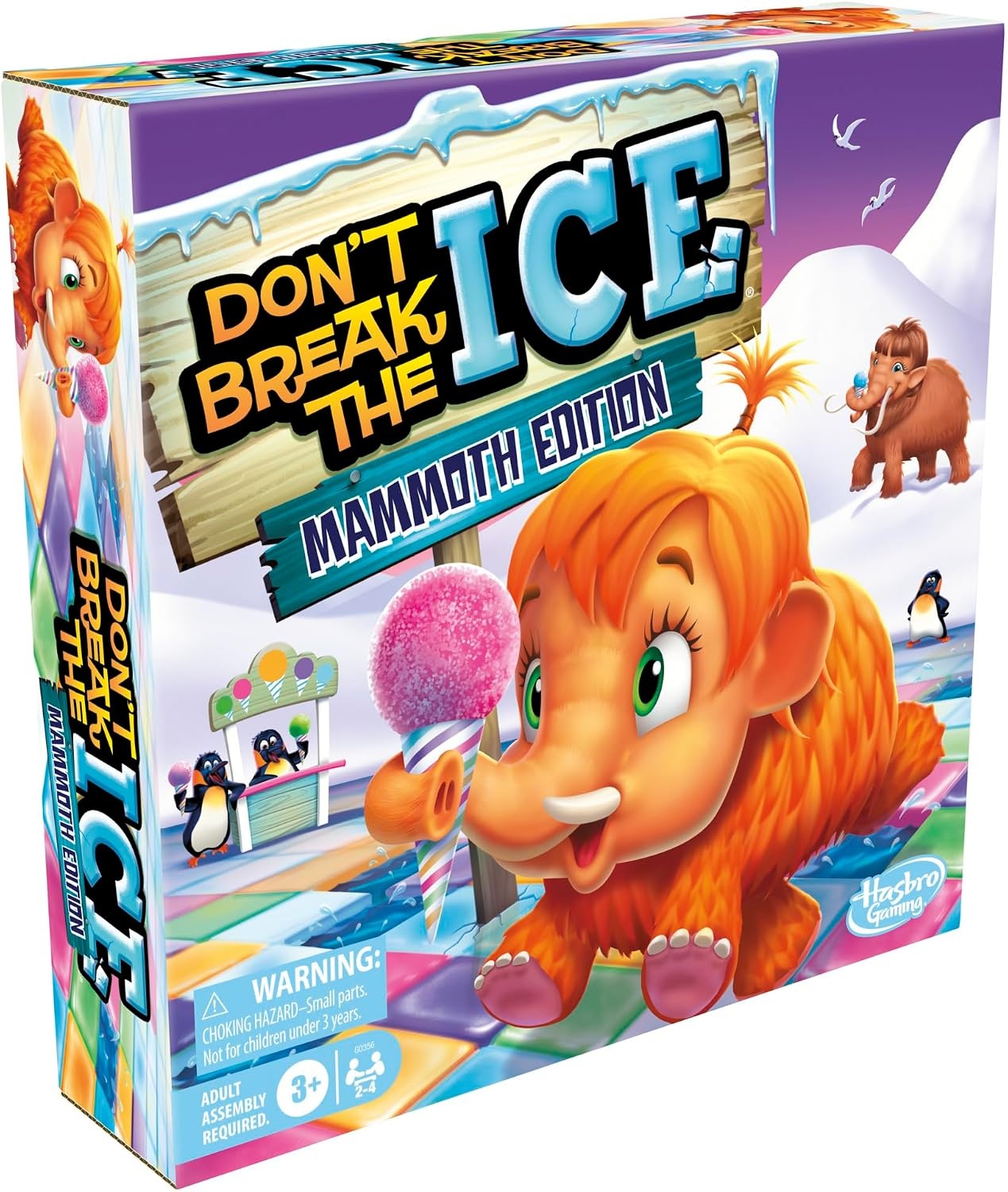image:imageHasbro Gaming Dont Break The Ice Mammoth Edition Board Game Ages 3 and Up 2 to 4 Players Preschool and Kids Games Easter Gifts for Boys and Girls Amazon Exclusive