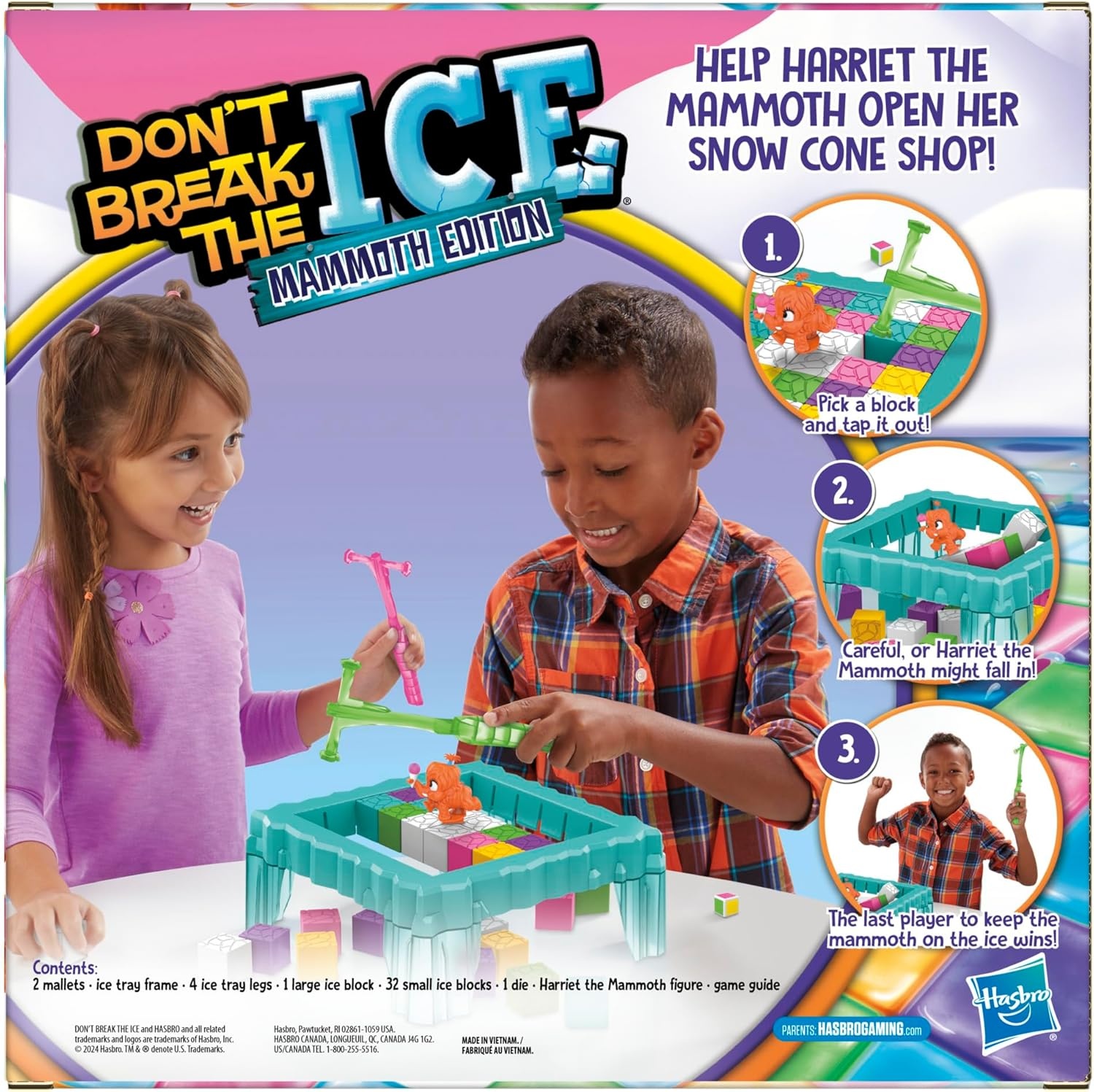 image:imageHasbro Gaming Dont Break The Ice Mammoth Edition Board Game Ages 3 and Up 2 to 4 Players Preschool and Kids Games Easter Gifts for Boys and Girls Amazon Exclusive