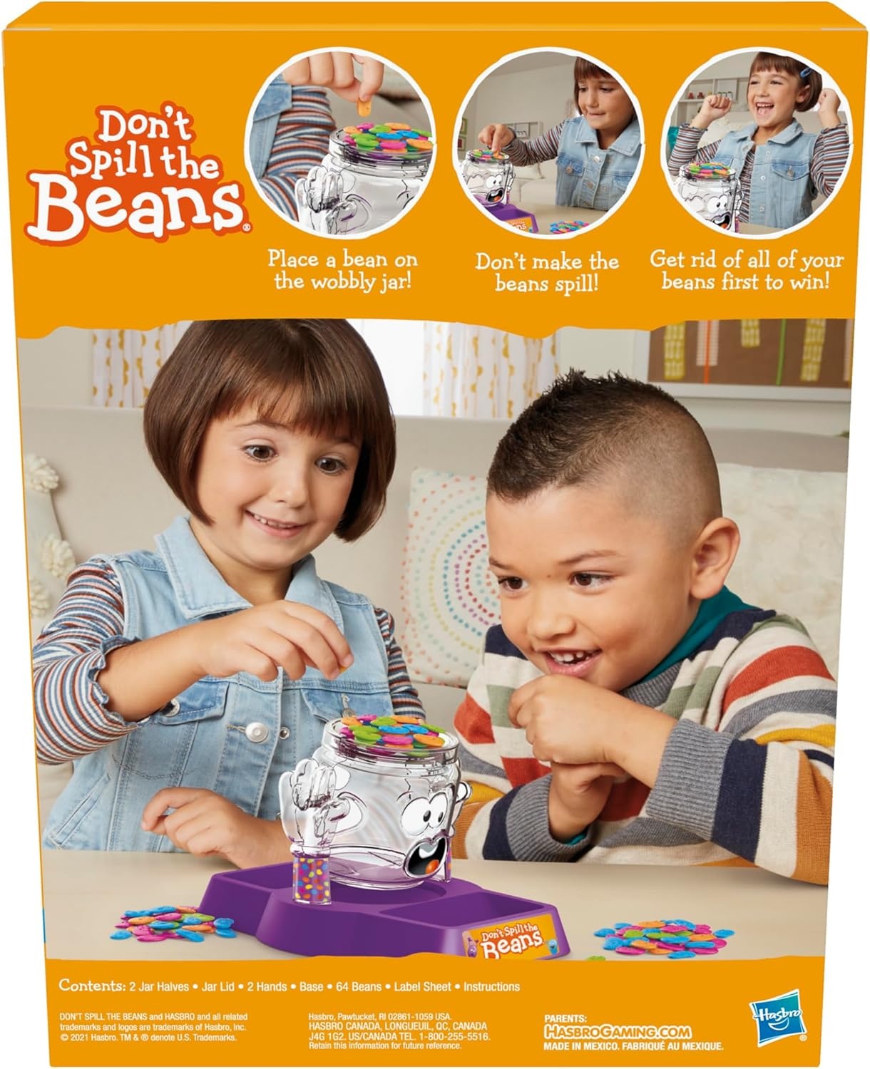 image:imageHasbro Gaming Dont Spill The Beans Game for Kids Easy and Fun Balancing Game for Children Ages 3 and Up Easter Gifts for Boys and Girls Preschool Games for 2 Players Kids Board Games7875 x 25 x 105 inches