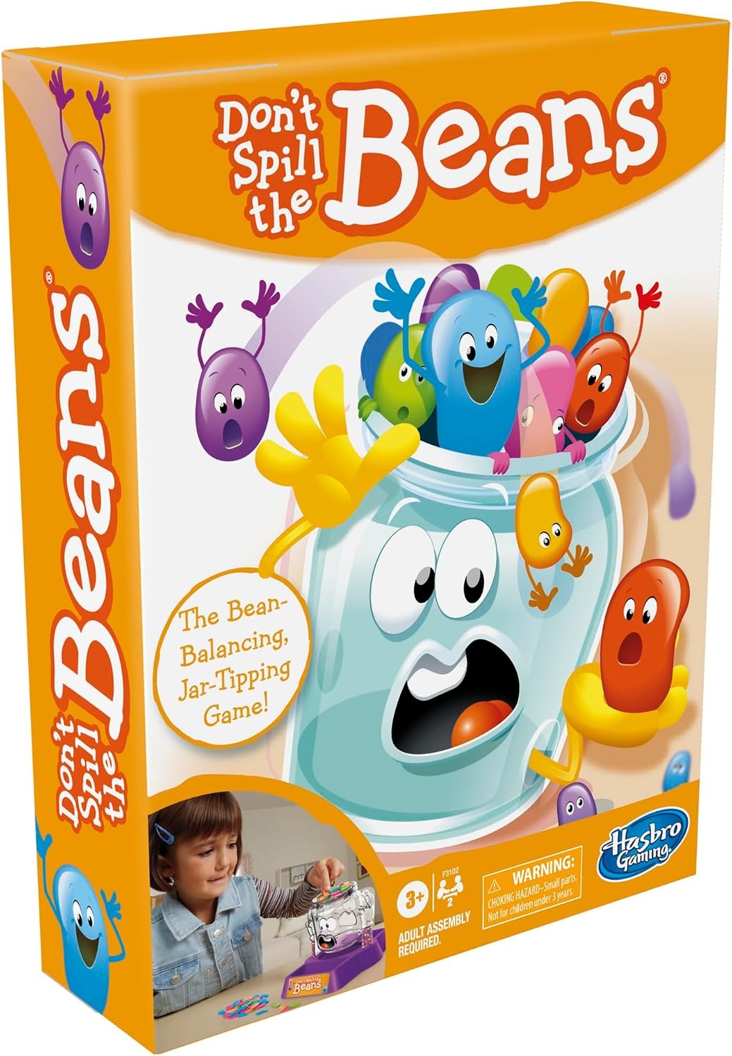 image:imageHasbro Gaming Dont Spill The Beans Game for Kids Easy and Fun Balancing Game for Children Ages 3 and Up Easter Gifts for Boys and Girls Preschool Games for 2 Players Kids Board Games7875 x 25 x 105 inches Pack of 2