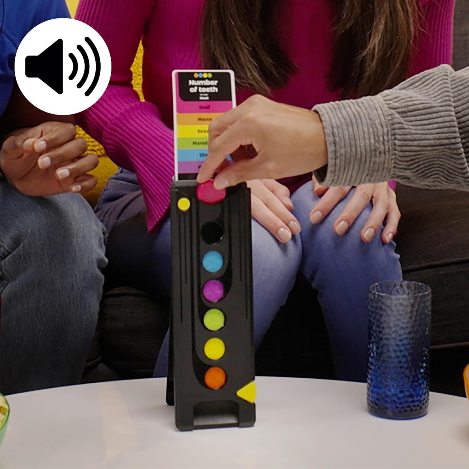 image:imageHasbro Gaming Drop Trivia Game Electronic Party Game with Voice and Sounds Ages 13 2 or More Players 15 Mins from Trivial Pursuit Party Board GamesDrop Trivia