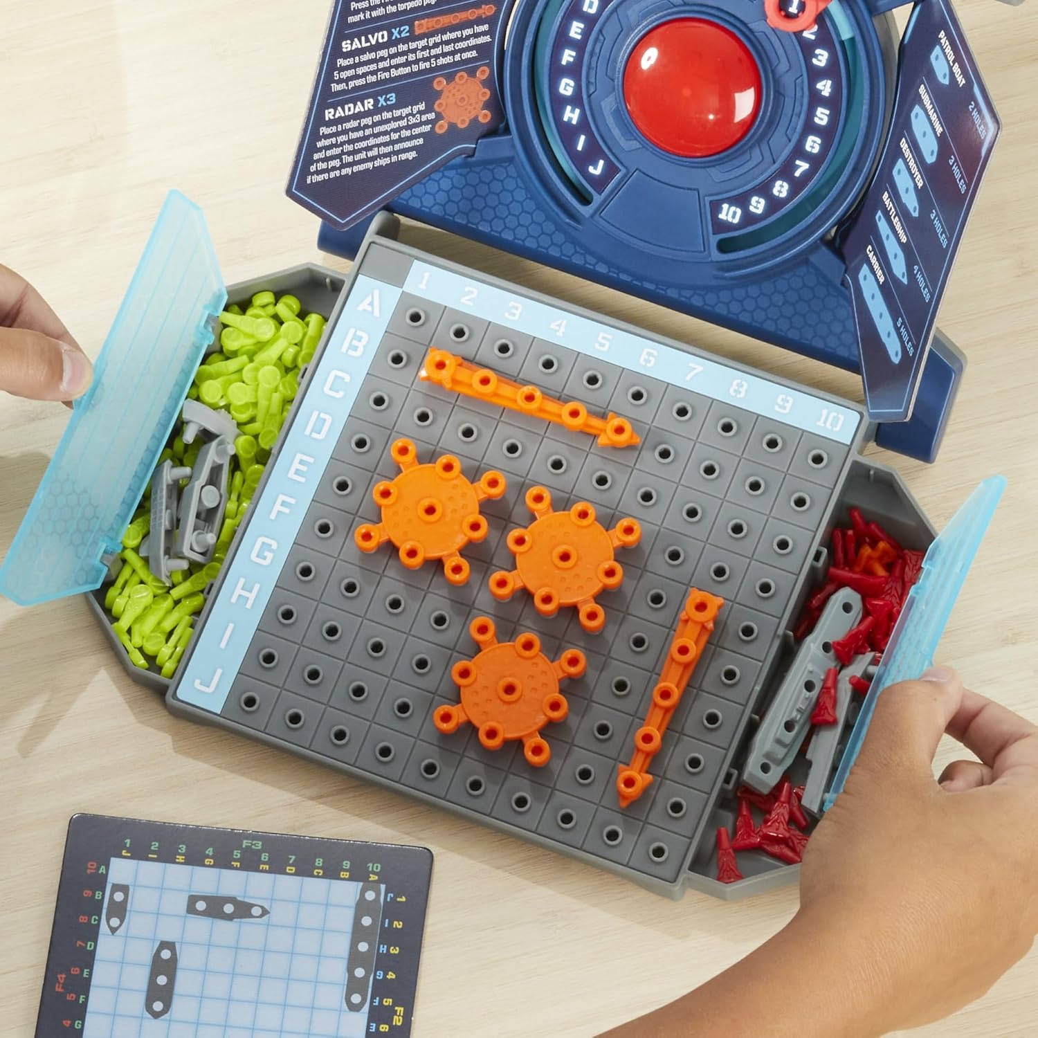 image:imageHasbro Gaming Electronic Battleship Reloaded Board Game Naval Combat Strategy Game with Sounds Lights Special Attacks Ages 8 and Up 12 Players
