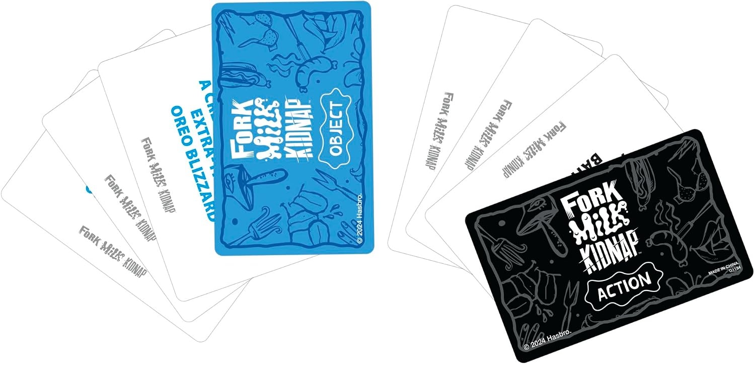 image:imageHasbro Gaming Fork Milk Kidnap Game for Adults Only an Adult Party Game of Questionable Choices Ages 17 for 3 to 10 Players Hilarious NSFW Card GamesAqua Sky